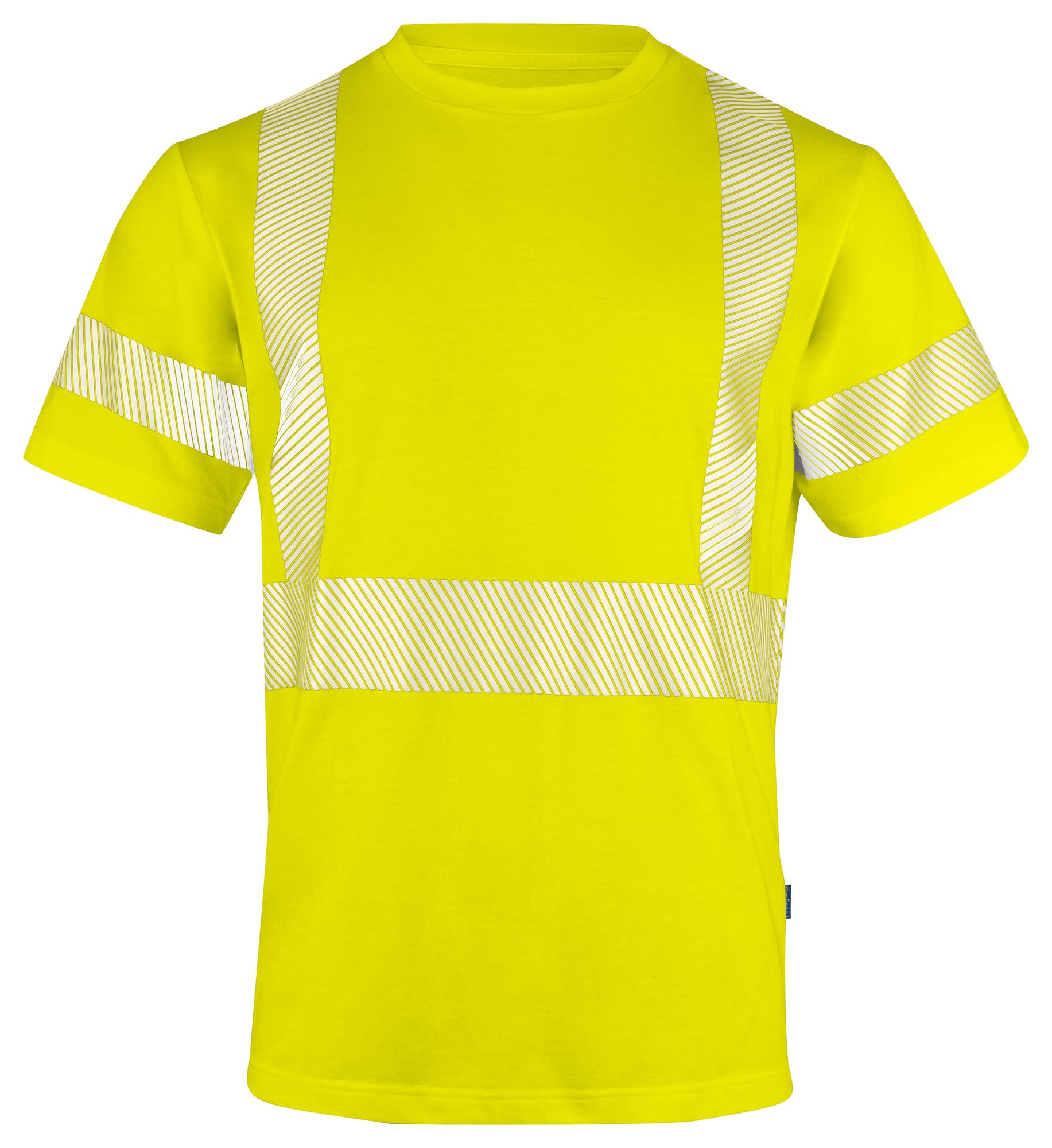6013 T-shirt EN ISO 20471 Kl 3/2, Yellow/Navy