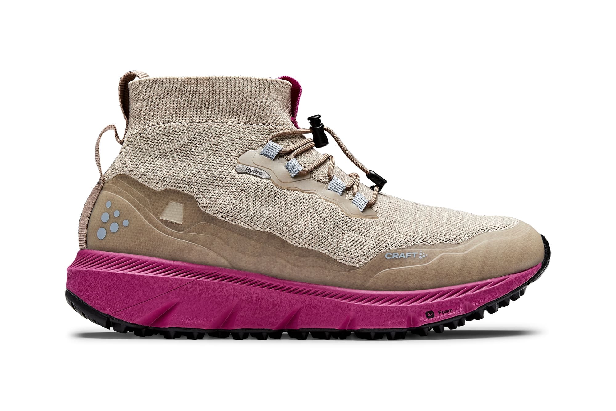 Nordic Fuseknit Mid W, Ecru- Roxo