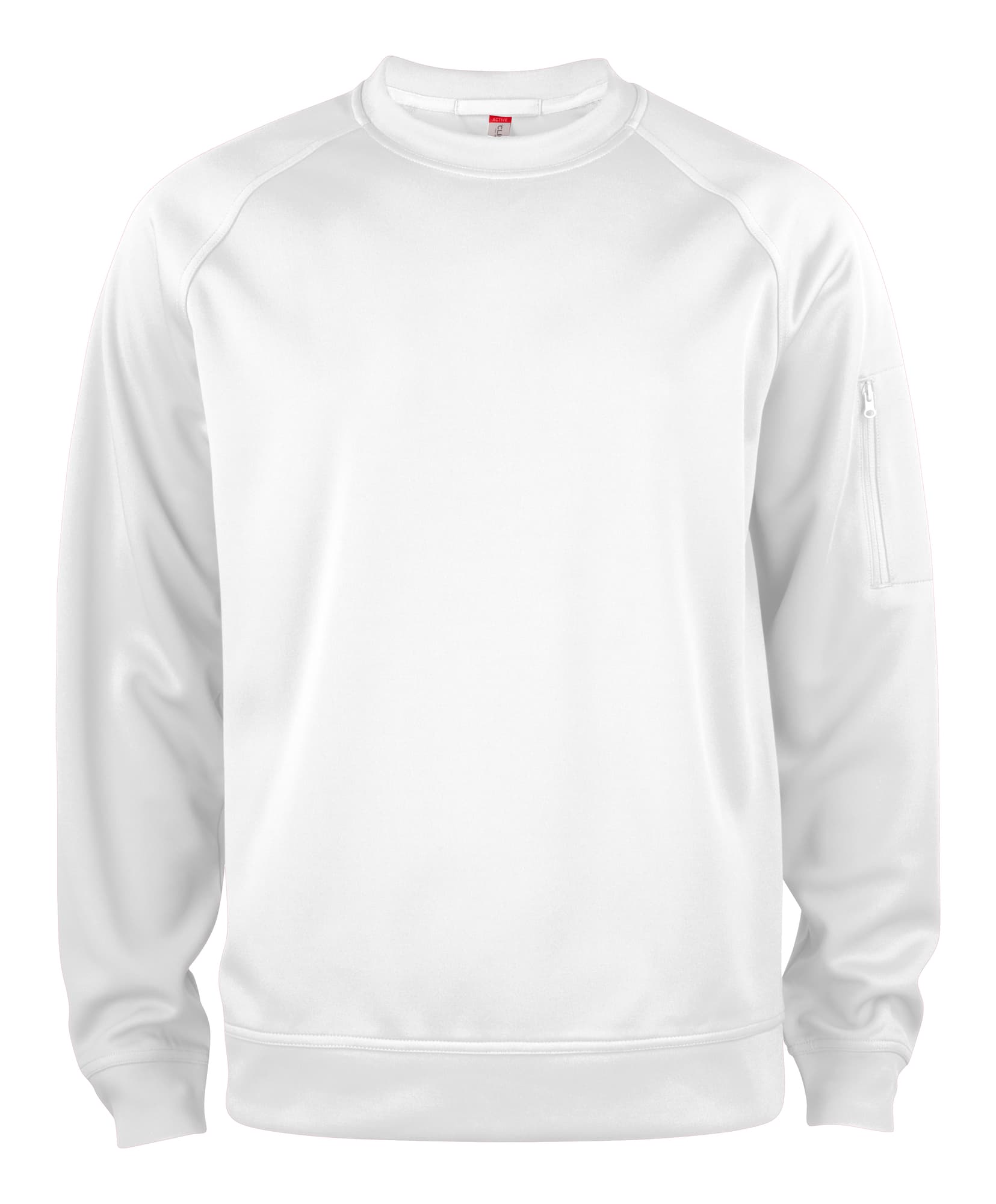 Basic Active Roundneck, White