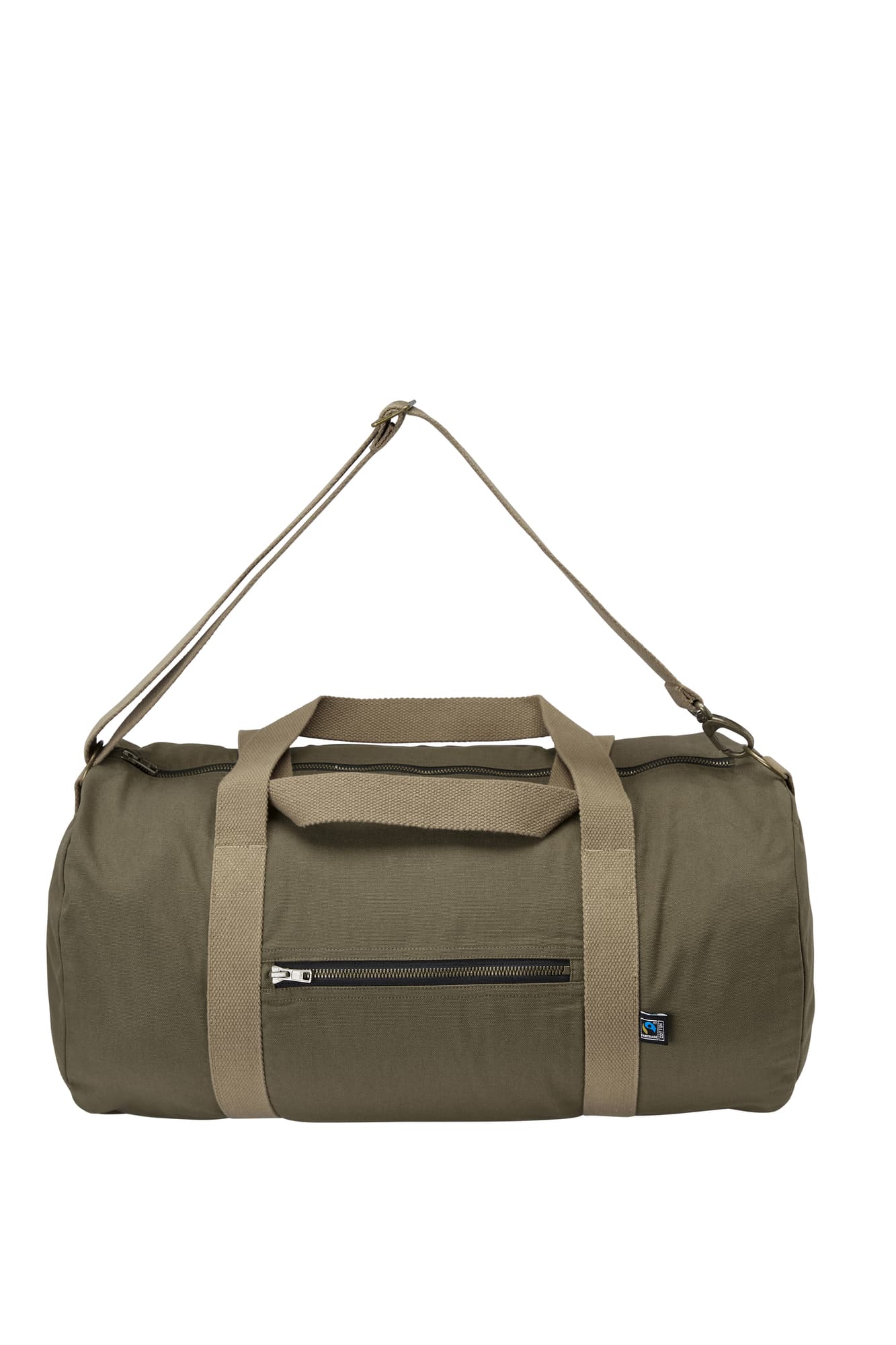 Canvas Dufflebag (GOTS), Dark Olive