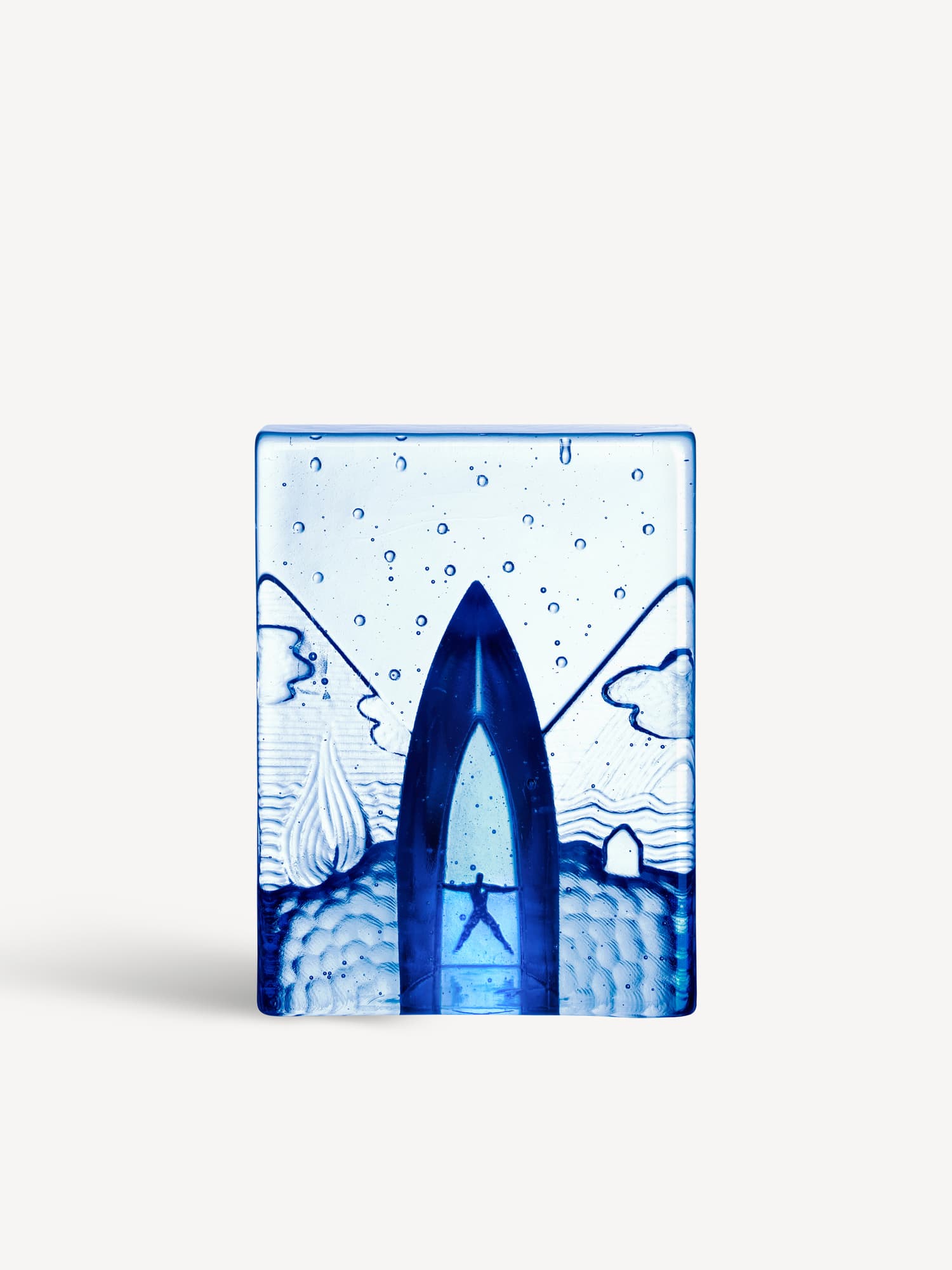 Blues skulptur h 150 mm