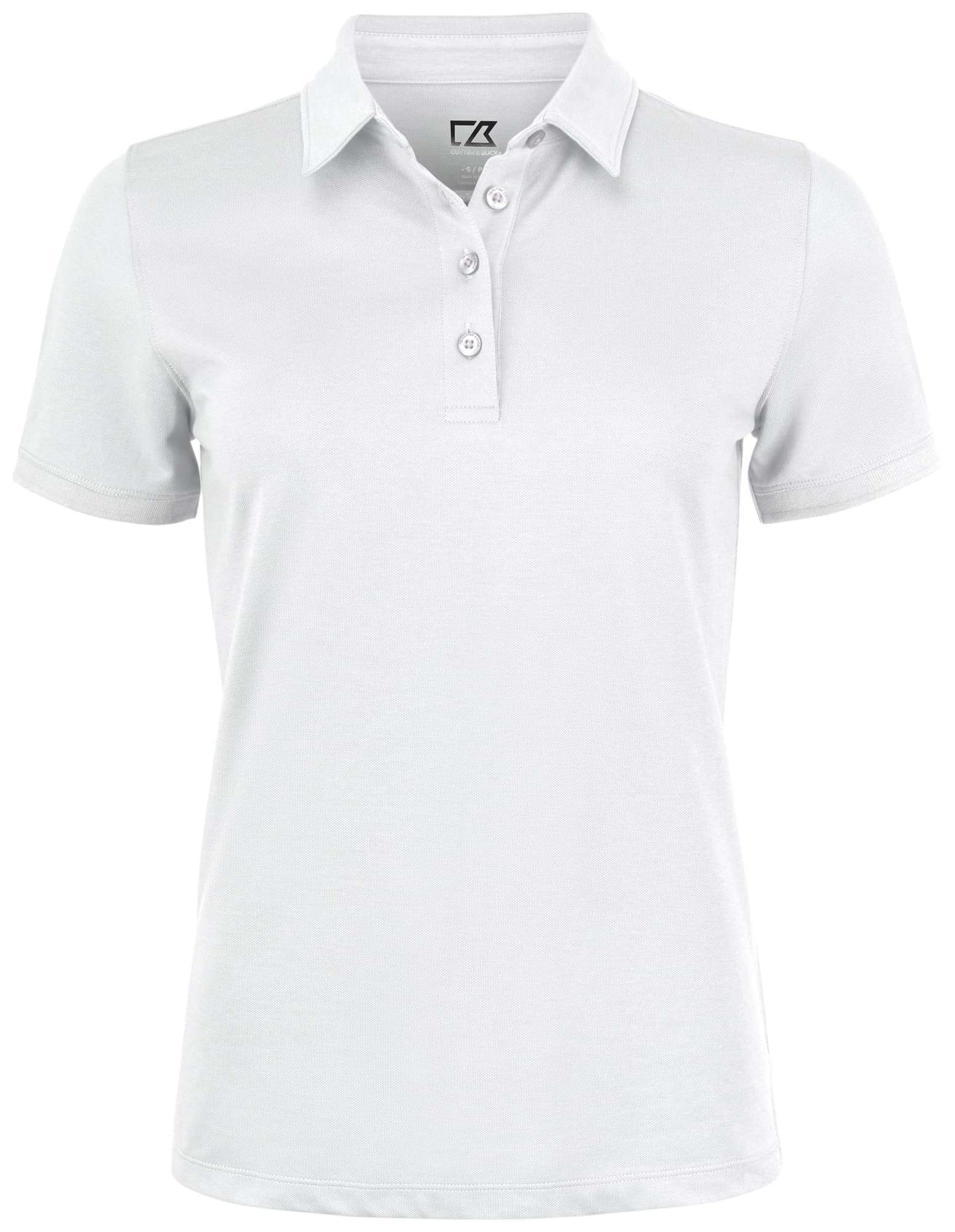 Oceanside Stretch Polo Ladies, White