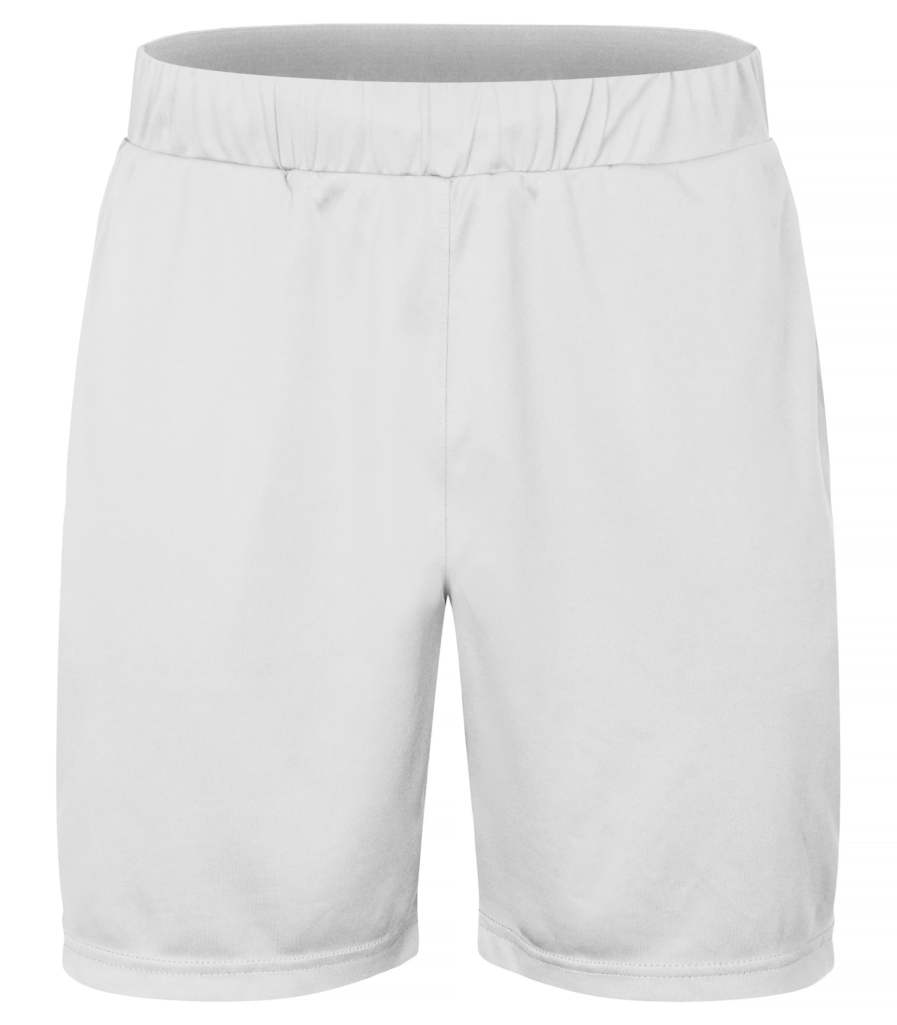 Basic Active Shorts, White