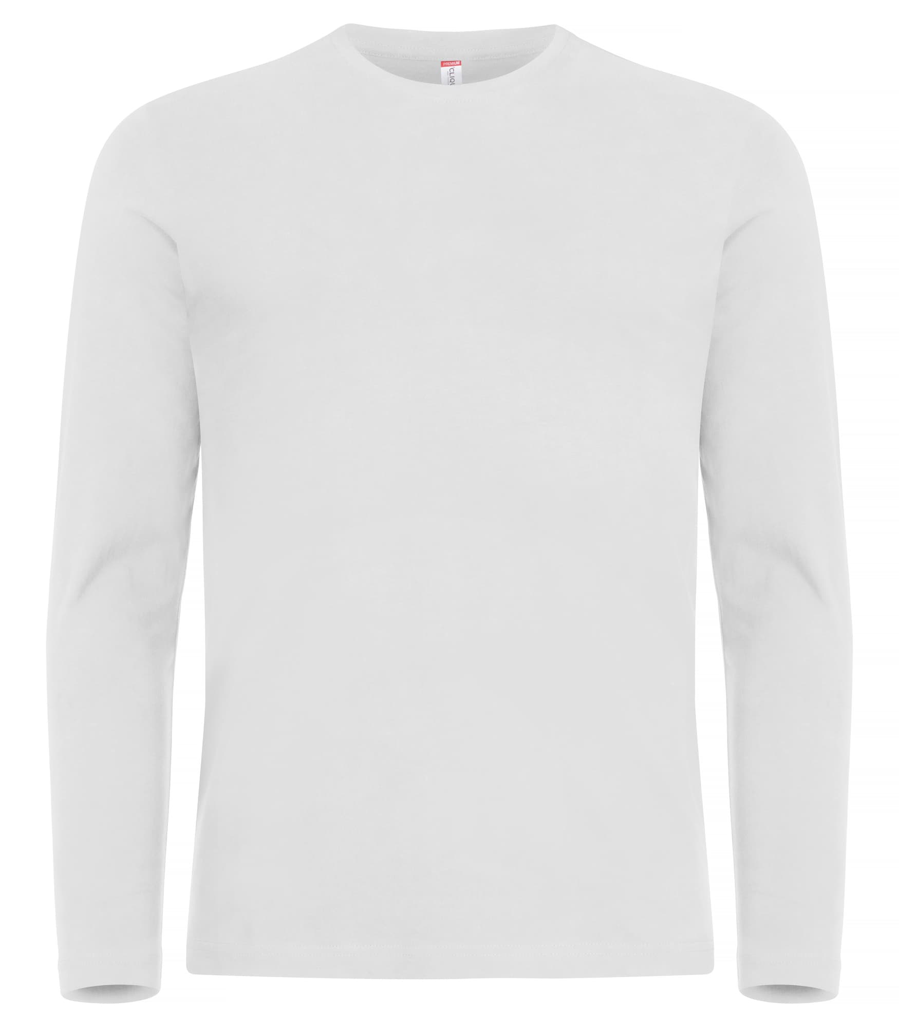 Premium Fashion-T L/S, White