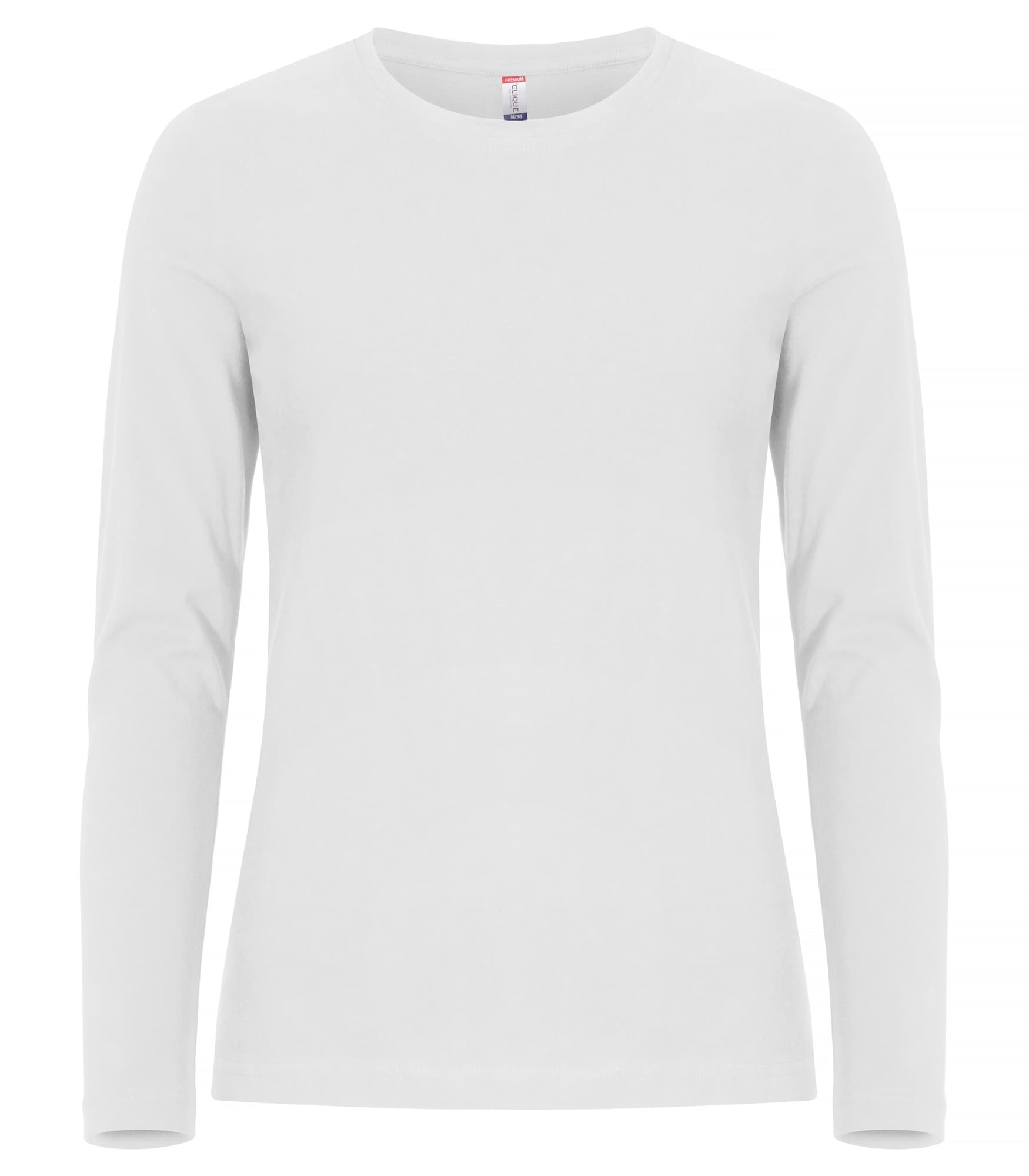 Premium Fashion-T L/S Women, White