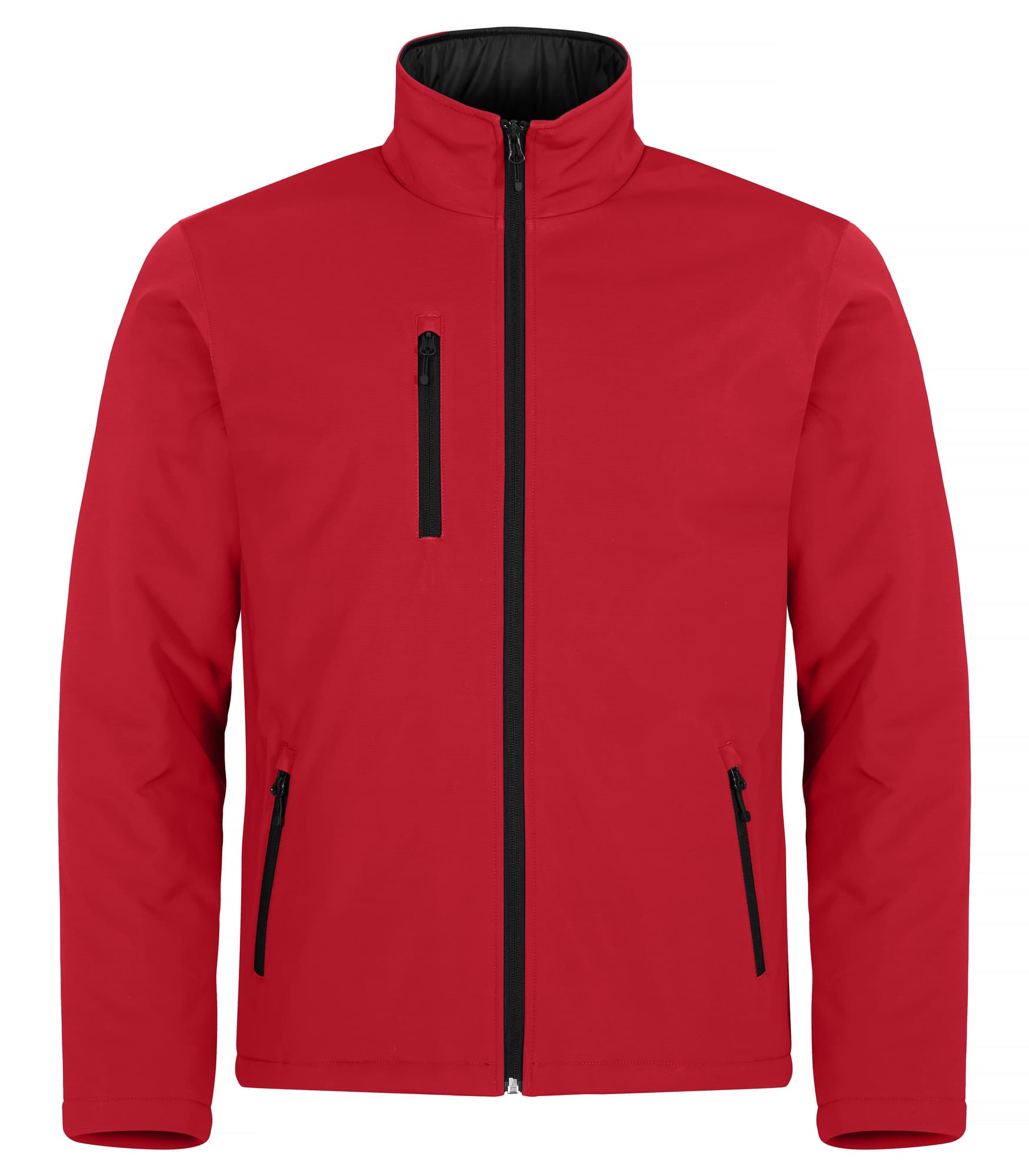 Padded Softshell Jacket, Red