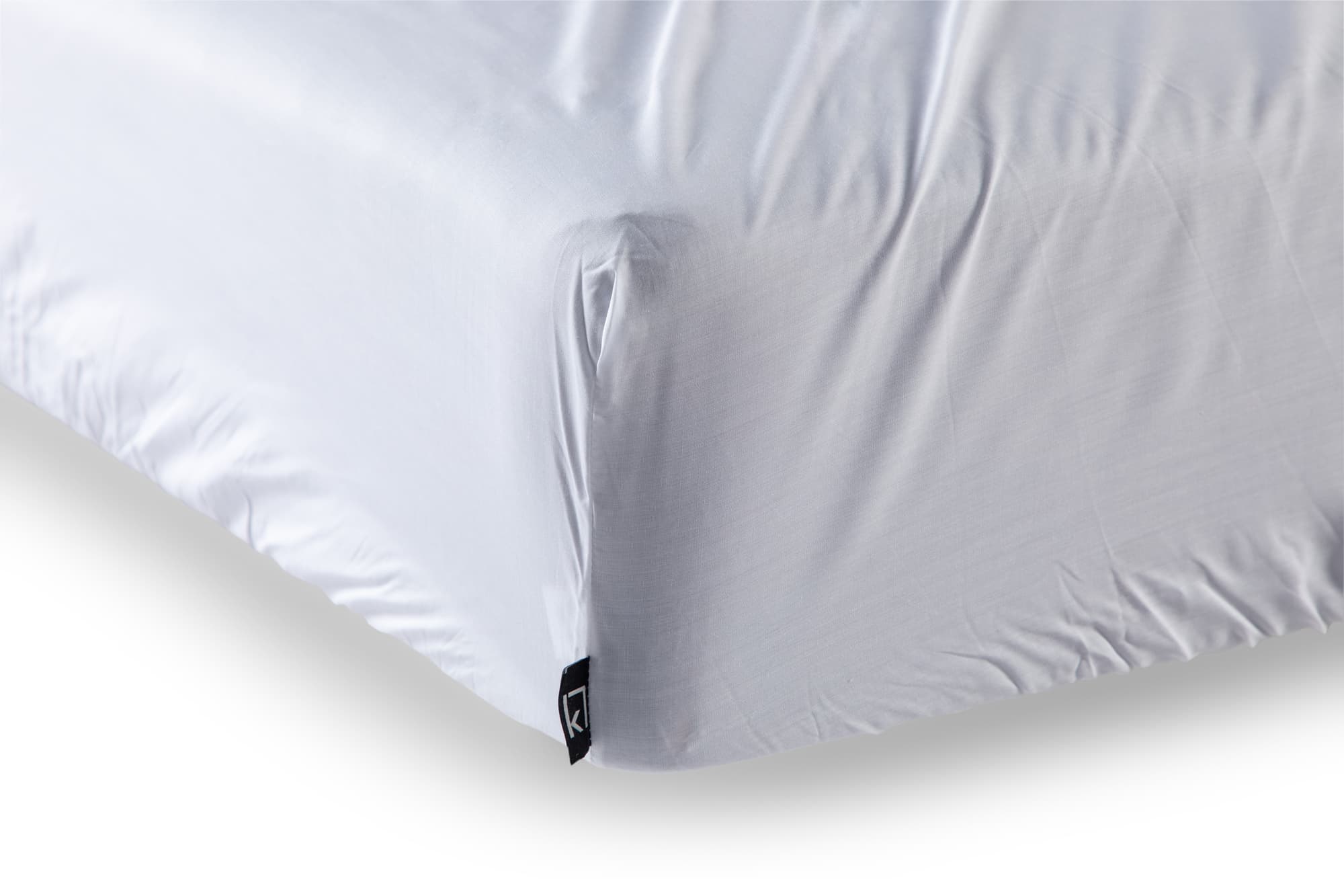 Stretchlaken Lyocell Kosta Linnewäfveri, White