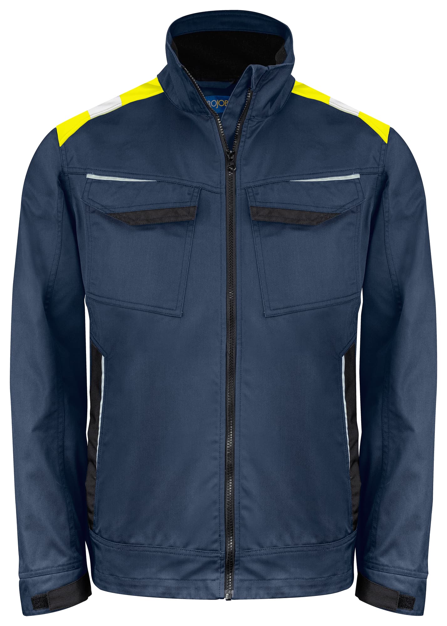 5427 Servicejakke, Navy/Yellow
