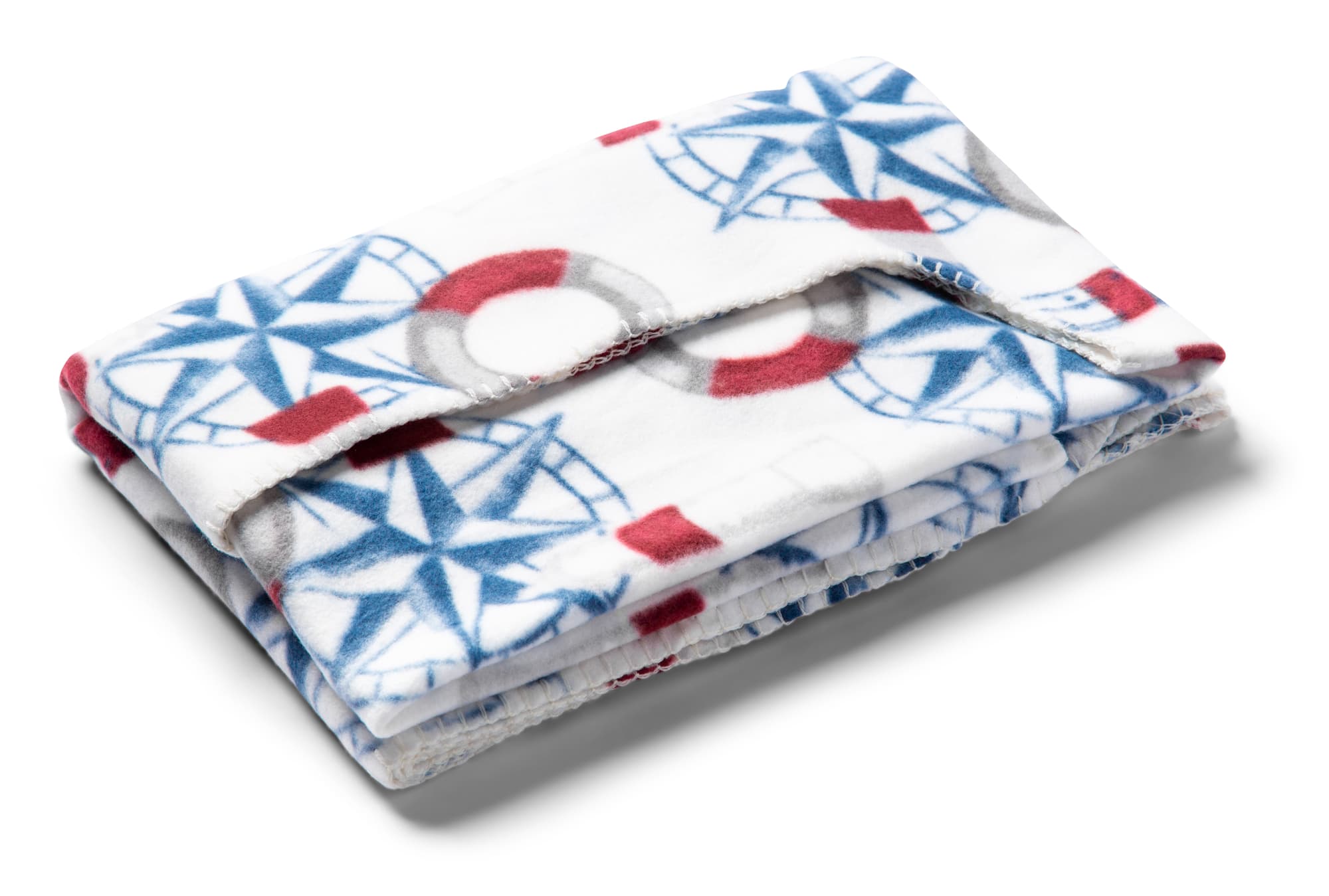 Fleeceponcho Kuling, White