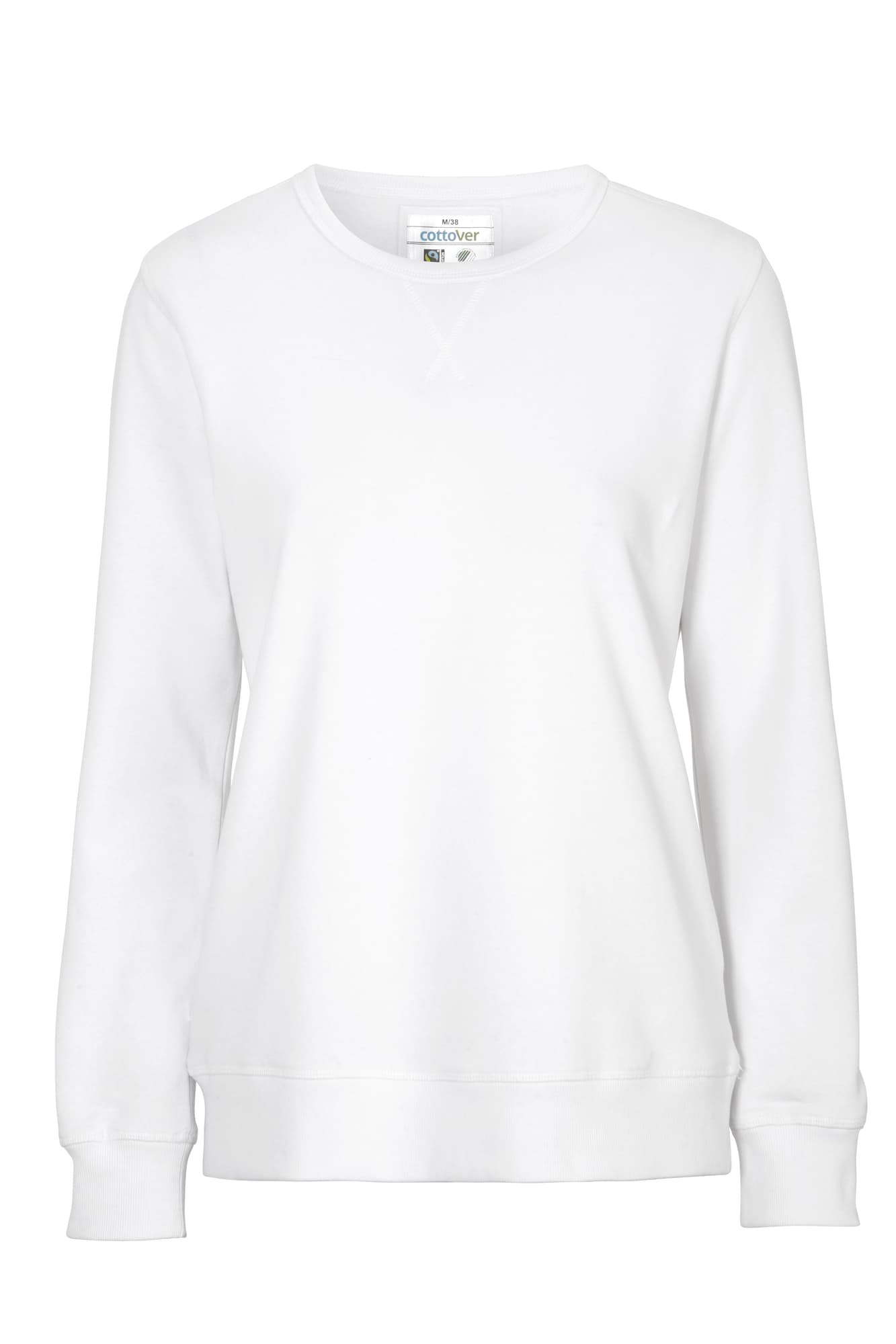 Crew Neck Lady, White