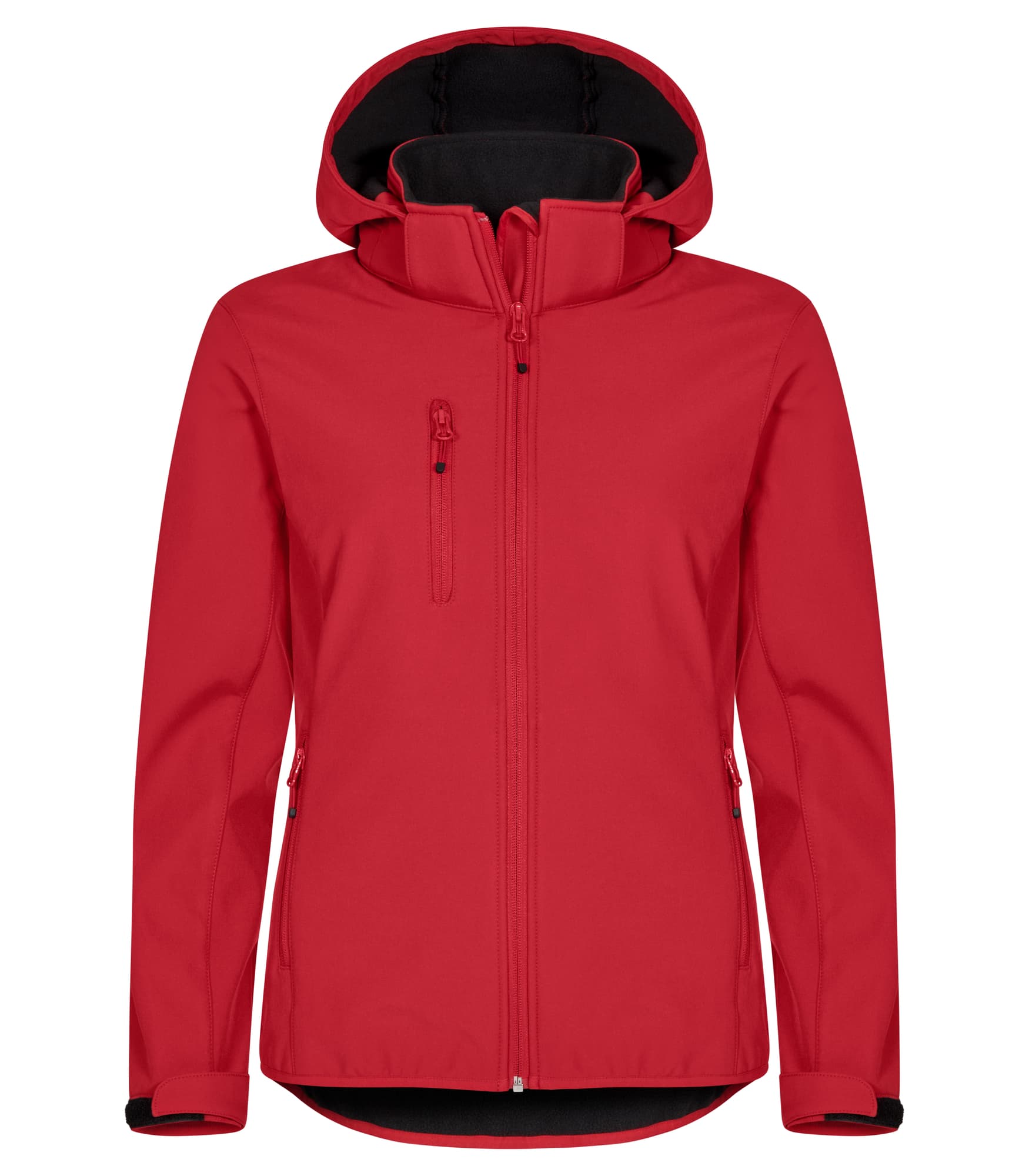 Classic Softshell Hoody Women, Red