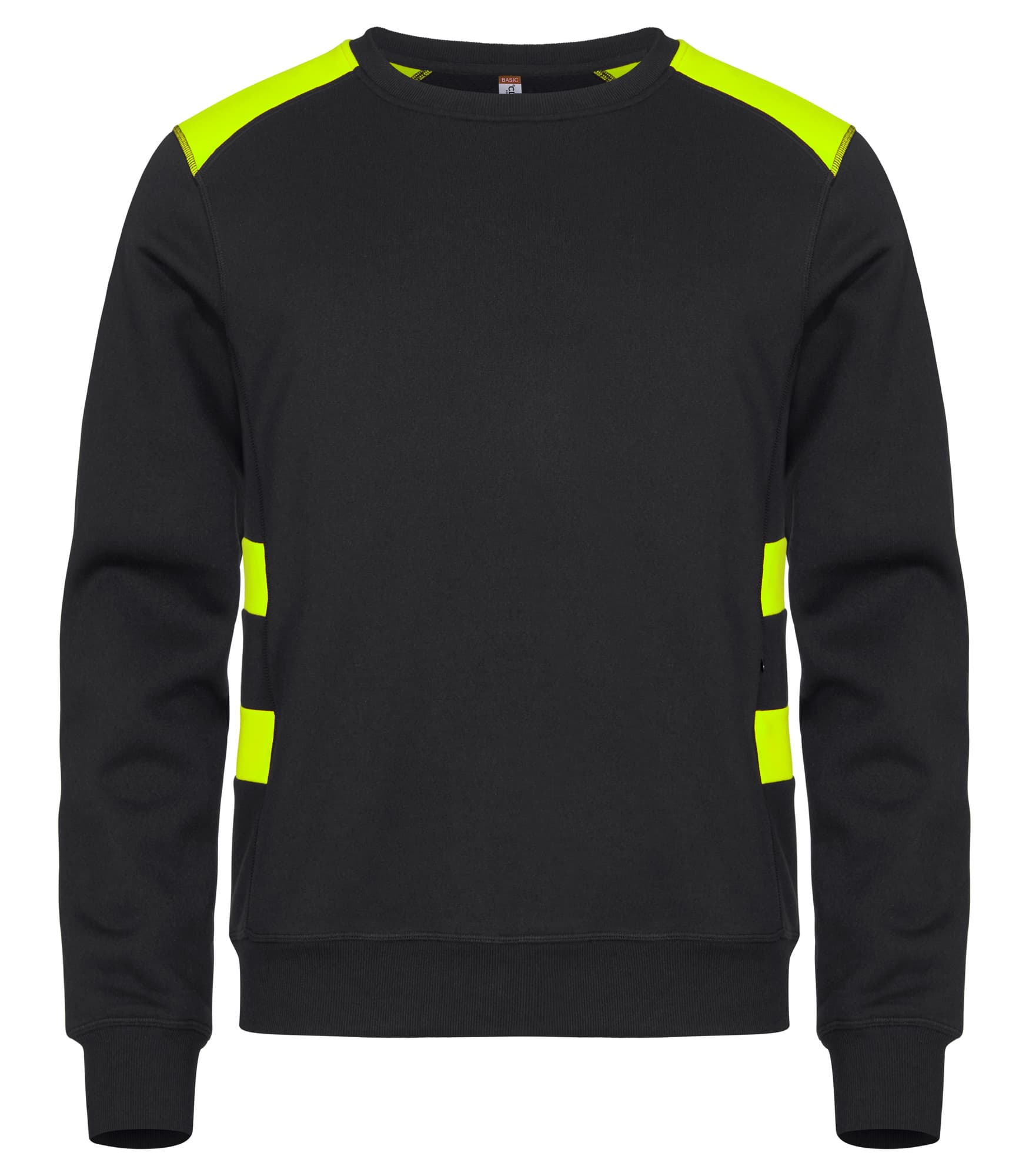 Ambition Roundneck, Black / Visibility Yellow
