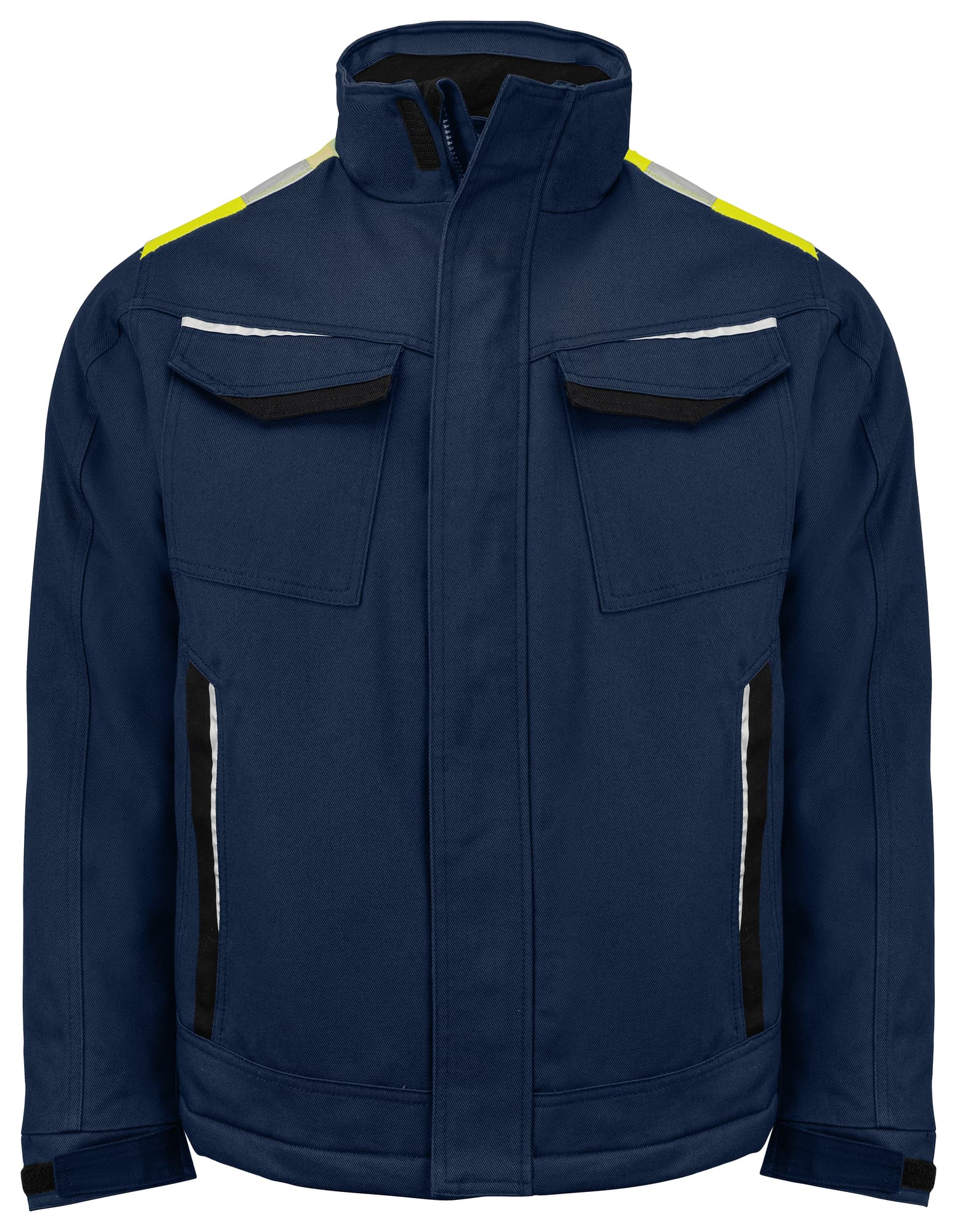 5438 Fôret Jakke Bomull, Navy/Yellow