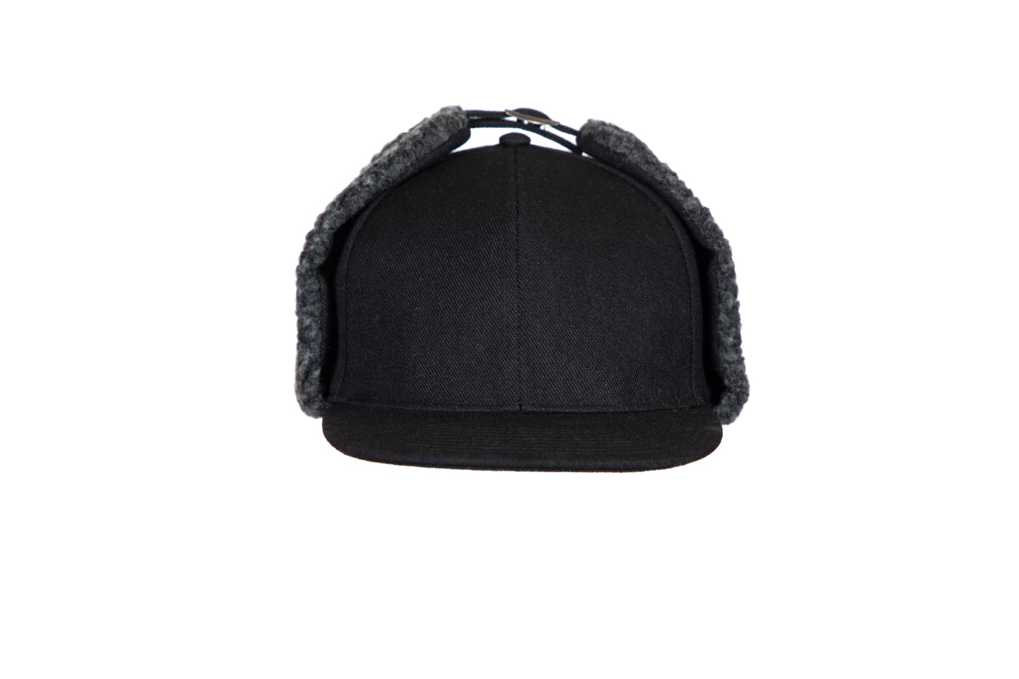 9082 Caps Med Øreklaffer, Black