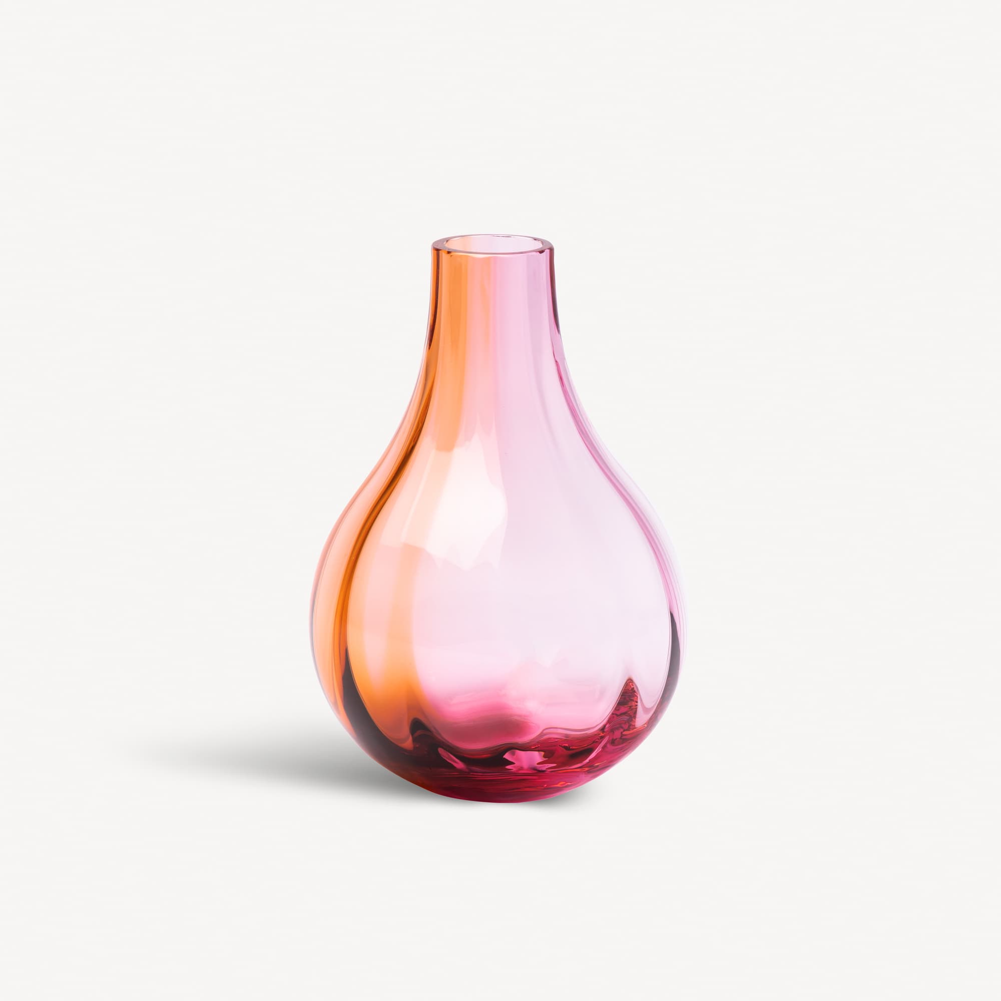 Iris vase pink/amber, EL AC-23