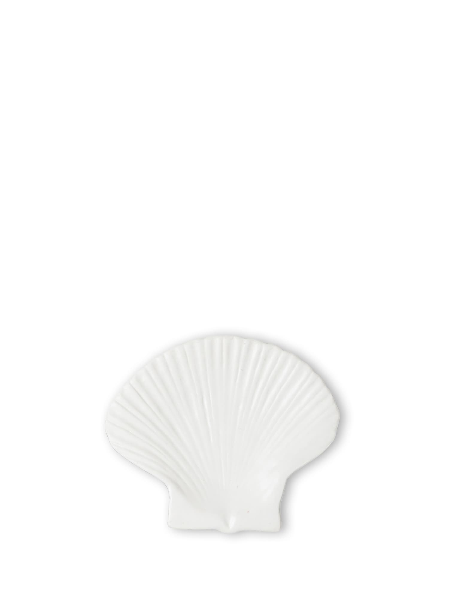 Asiett Shell S, Hvit