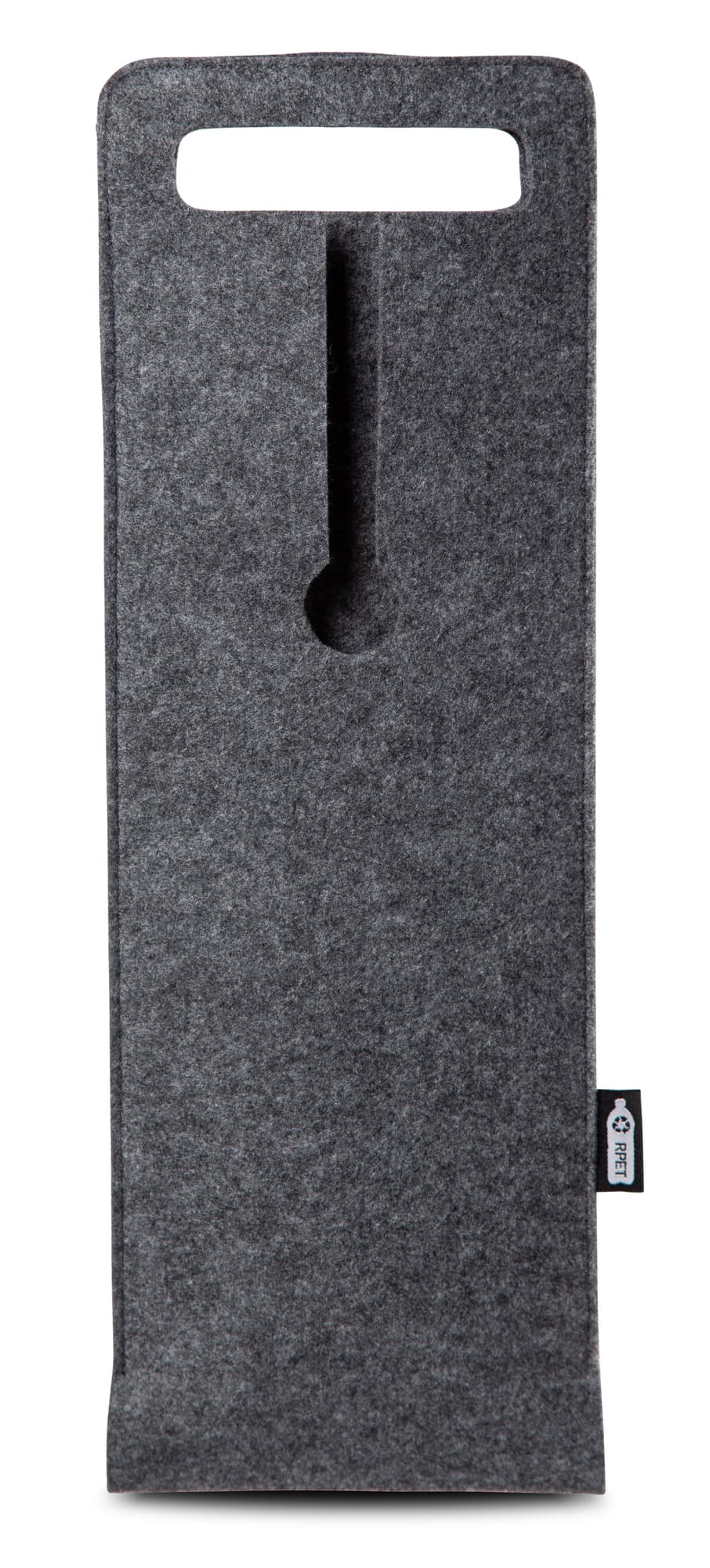 Flaskepose Filt R-PET, Dark Grey