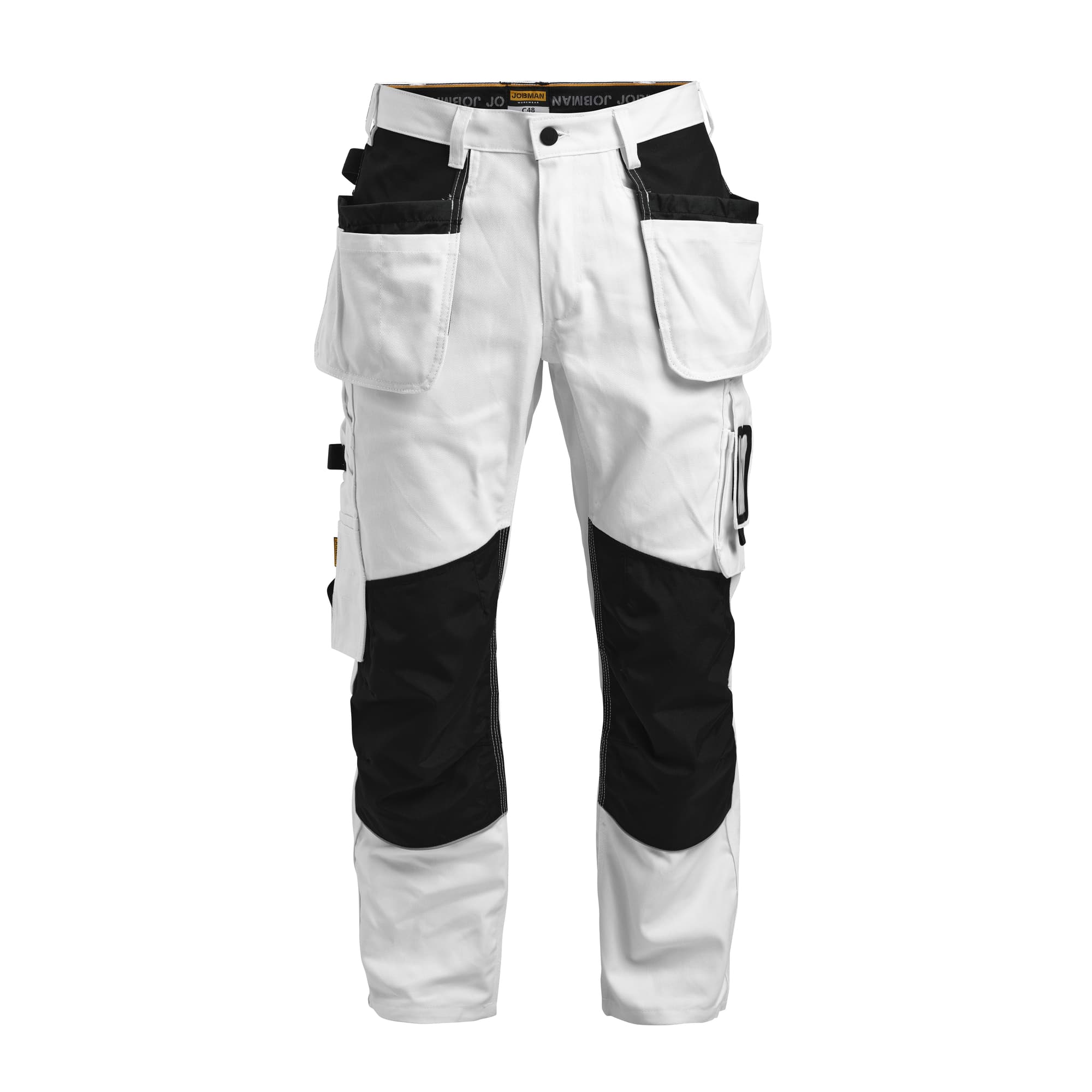 Trouser White Line, White/Black