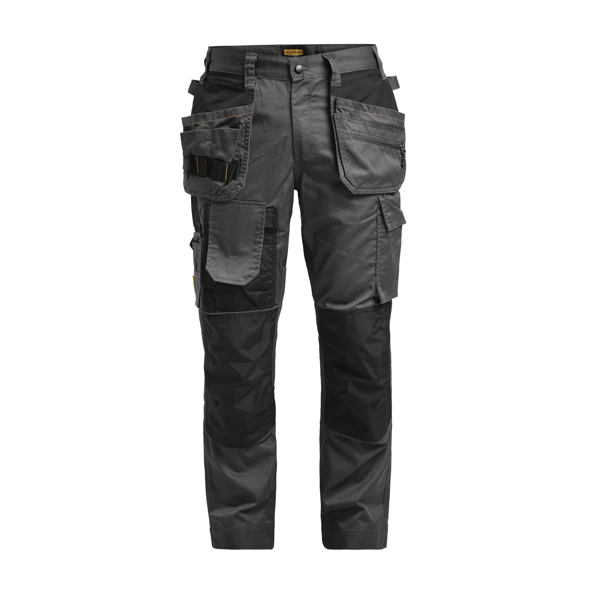 Golvläggarbyxa stretch, dark grey/black