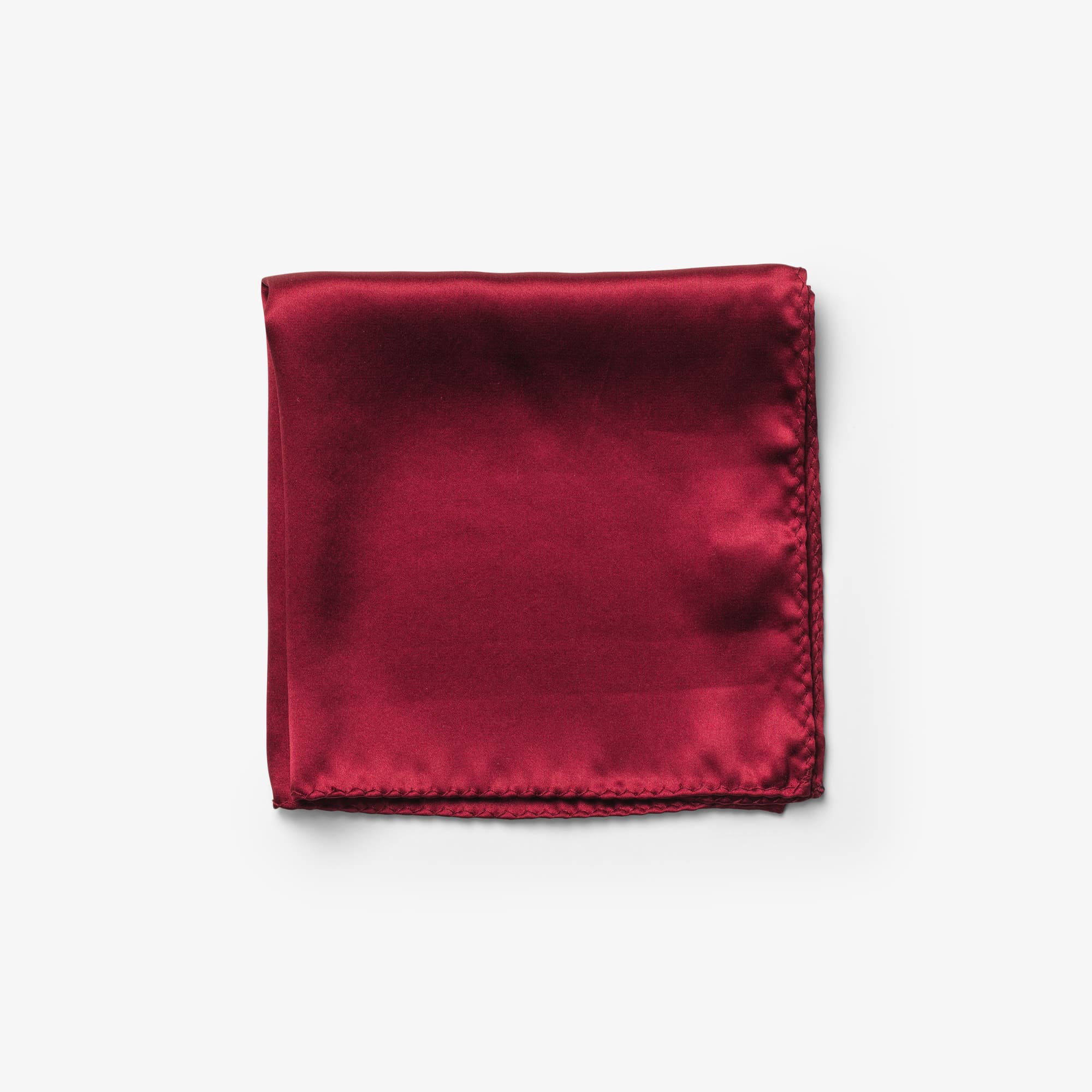 Giftbox Solid Hankie & Lapel Pin, Wine