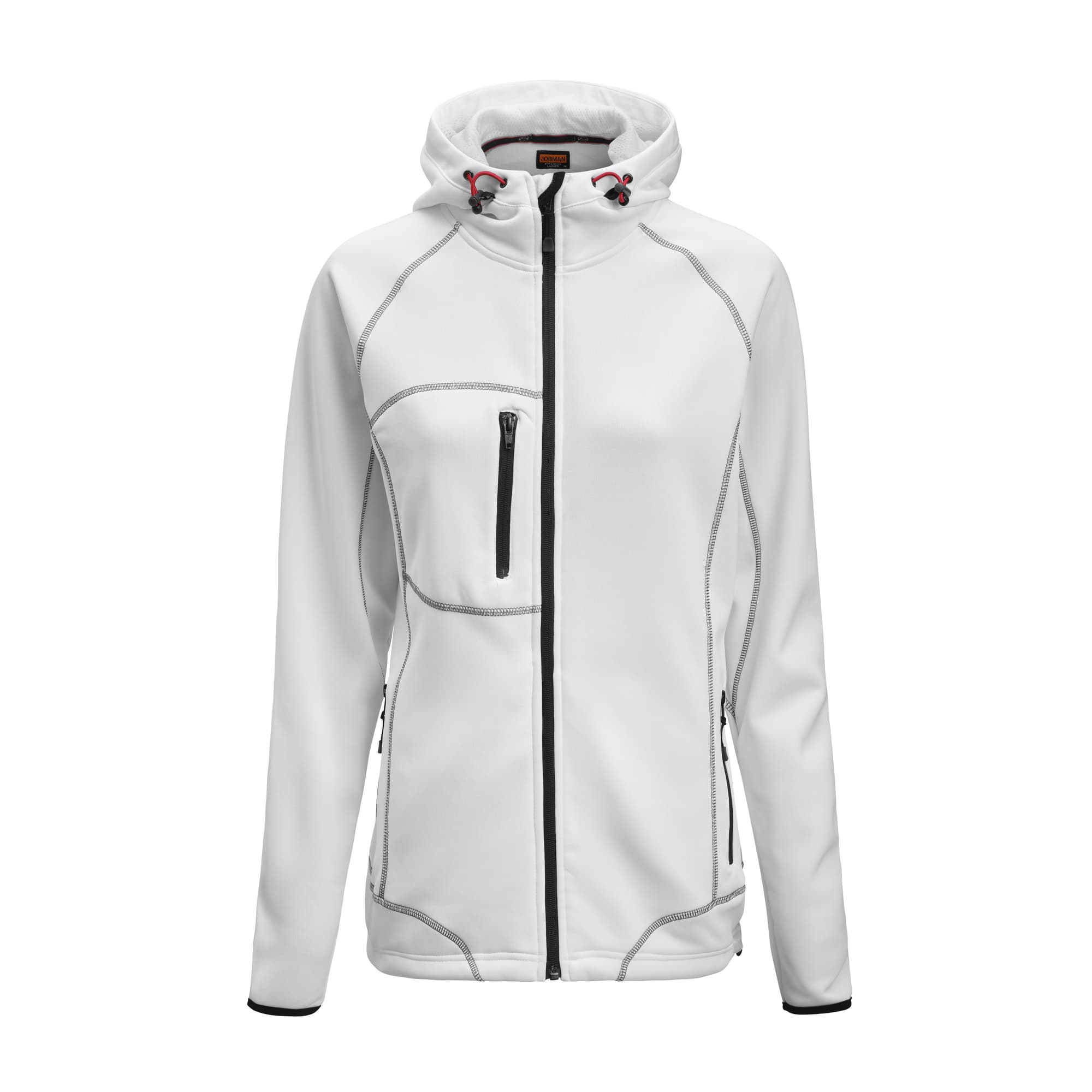 Ladies Hoodie, White