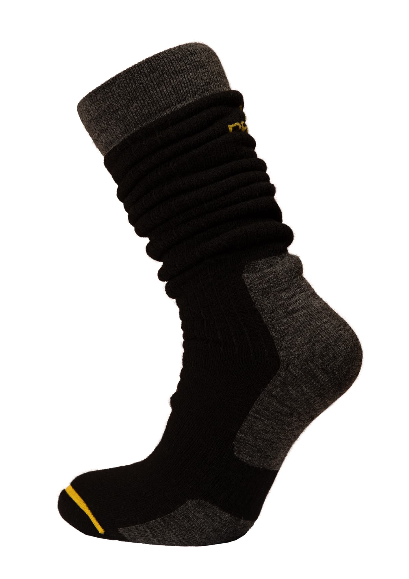 9092 Ullsokk, Høyt Skaft, Black/Grey
