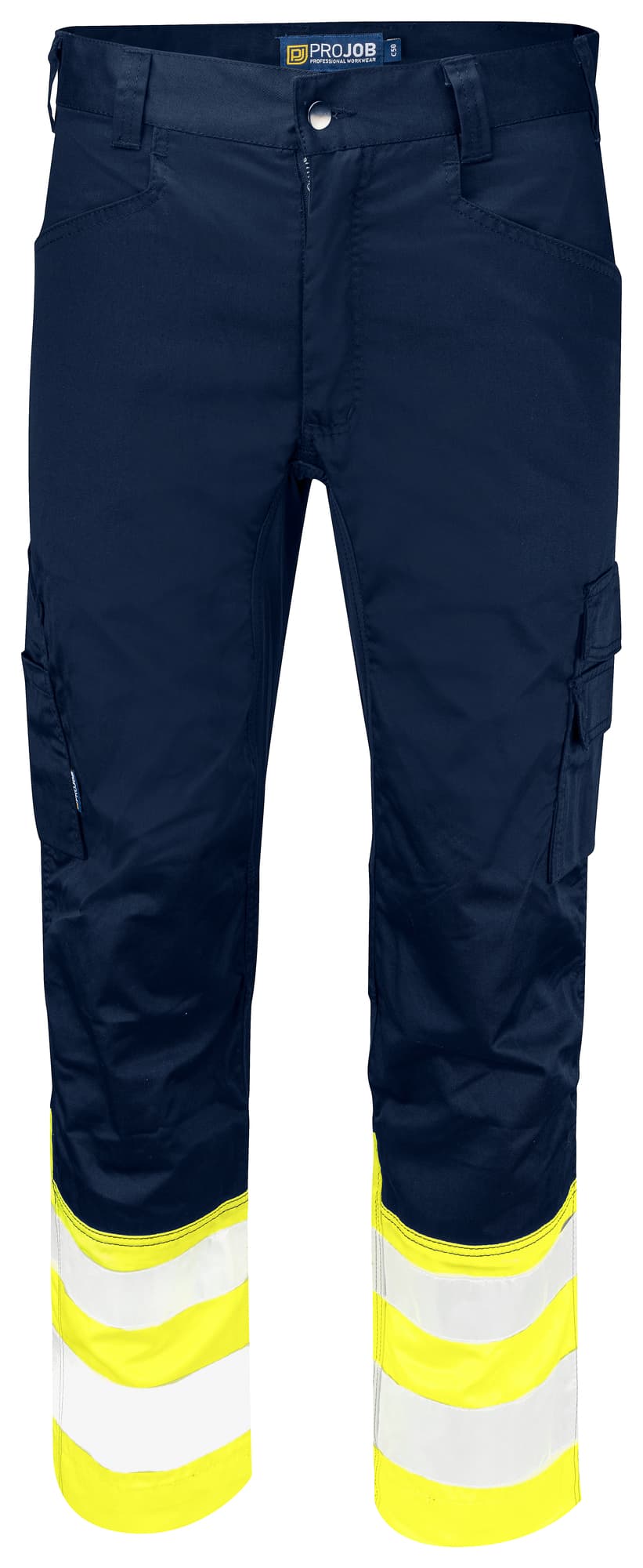 6537 Servicebukse Stretch, Yellow/Navy