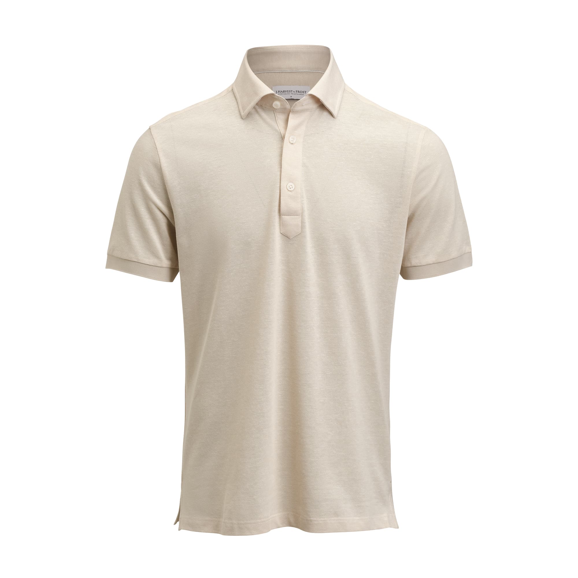 Indigo Bow 133 S/S Polo Tailored Fit, Sand