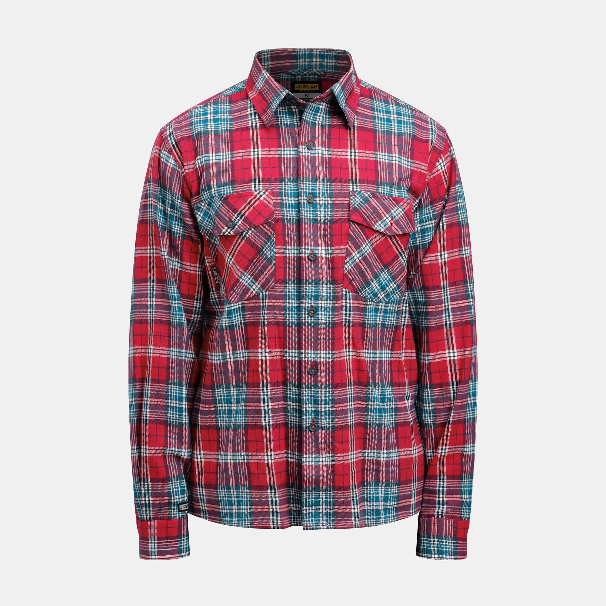 Worker Shirt, Red/Blue