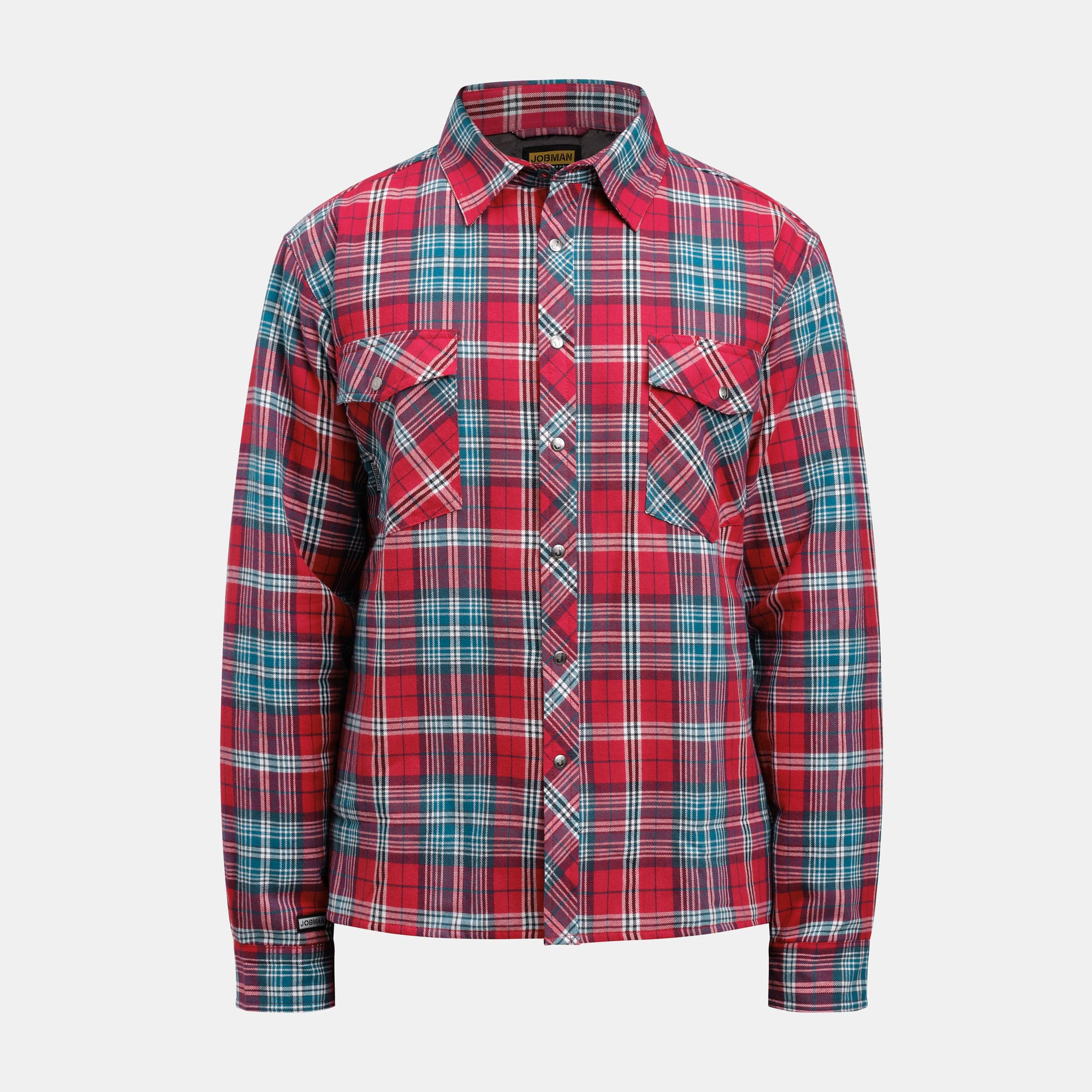 Worker Shirt w/padding, Red/Blue