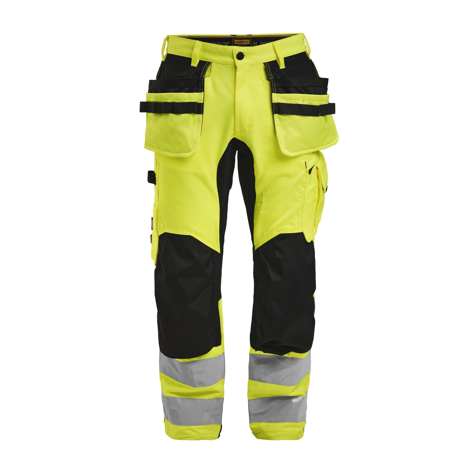 HV Håndverksbukse Stretchpanel, Yellow/Black