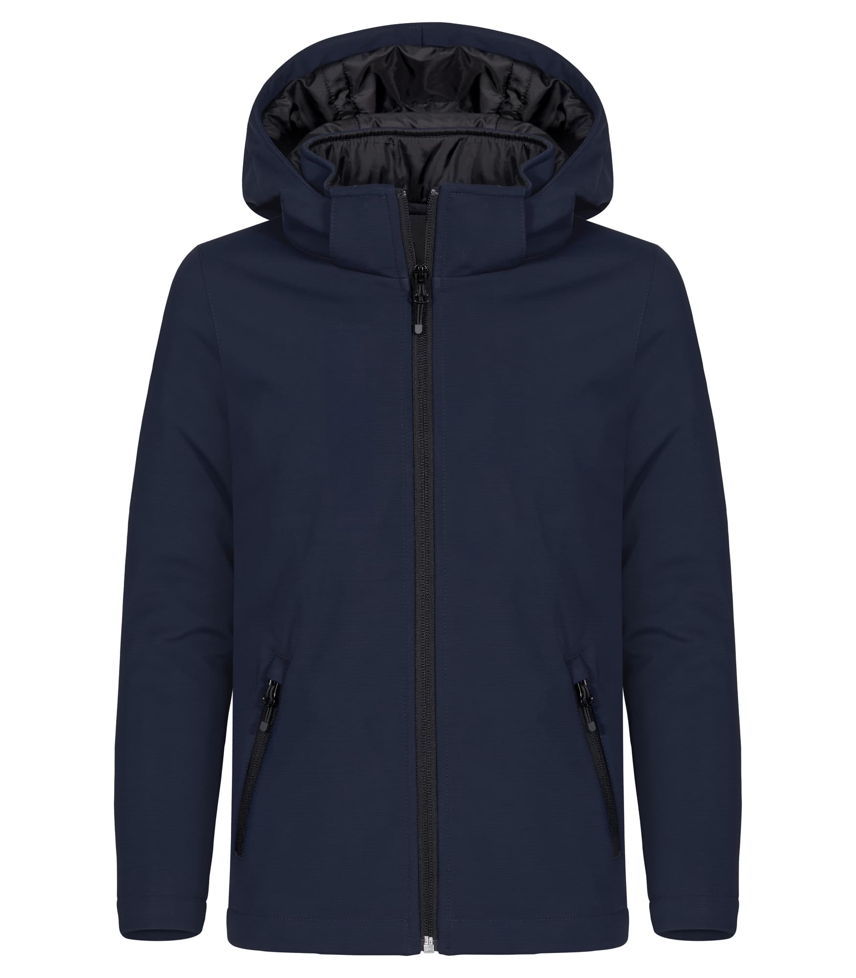 Padded Hoody Softshell Junior, Dark Navy