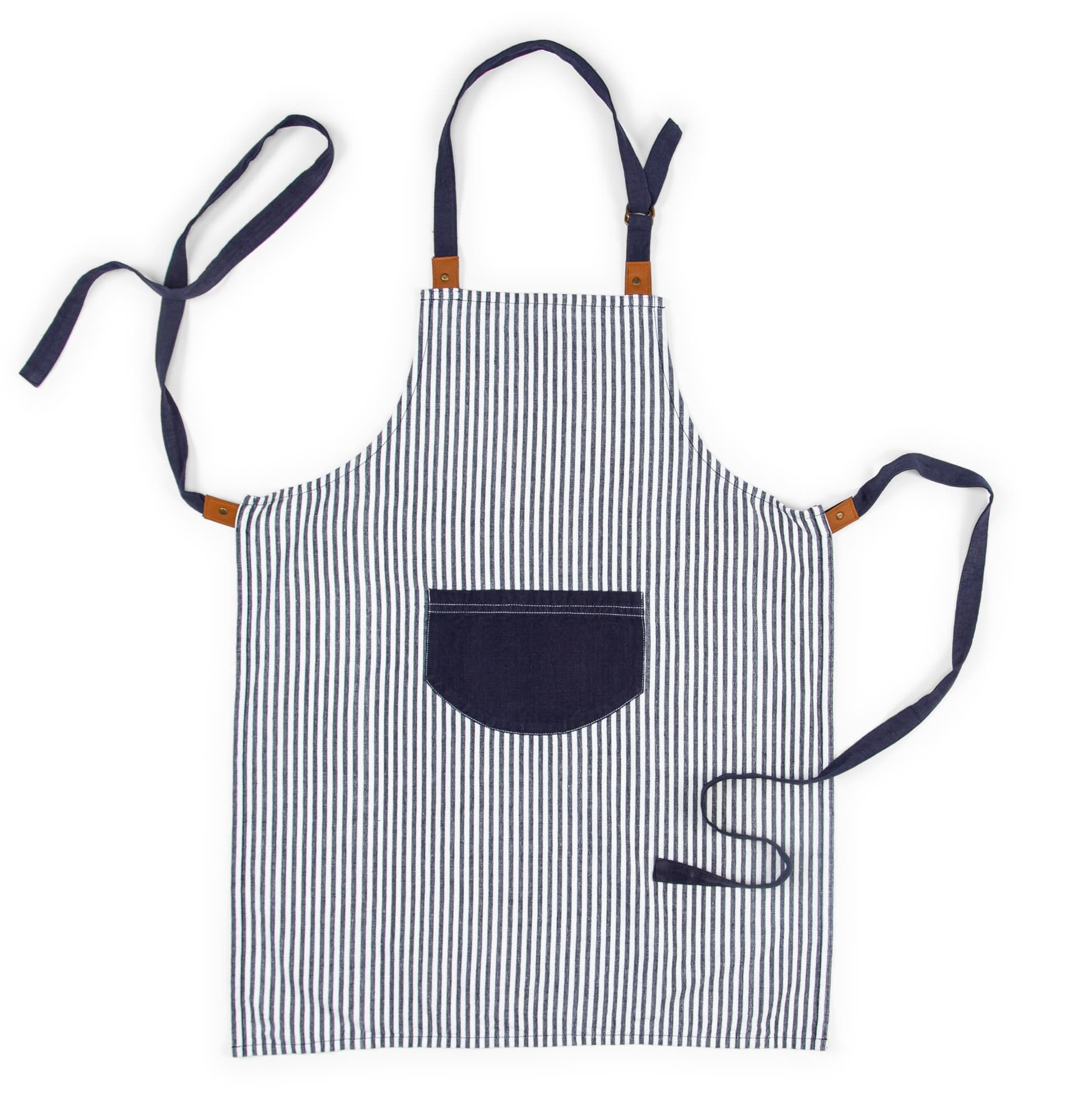 Forkle Stripe, Navy/White