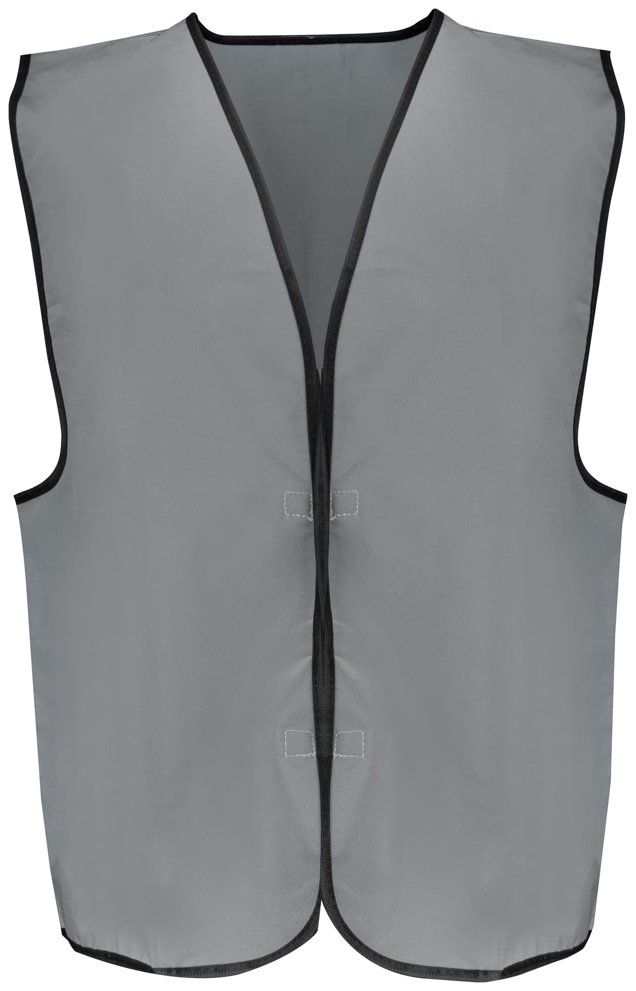 Markeringsvest reflektiv med borrelås, Grey