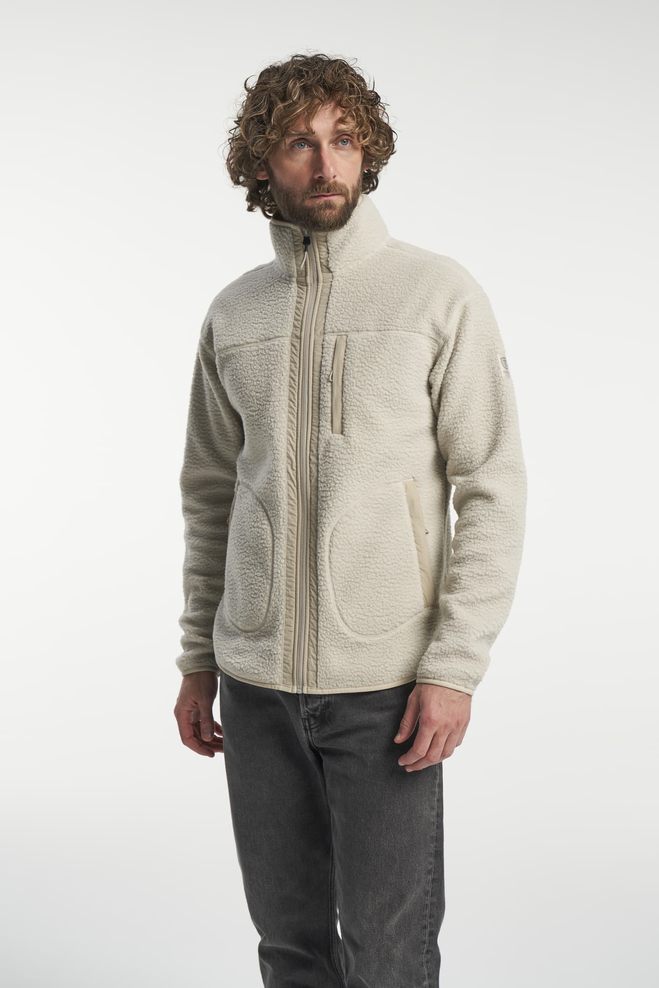 Yoke Full Zip Men, Sand