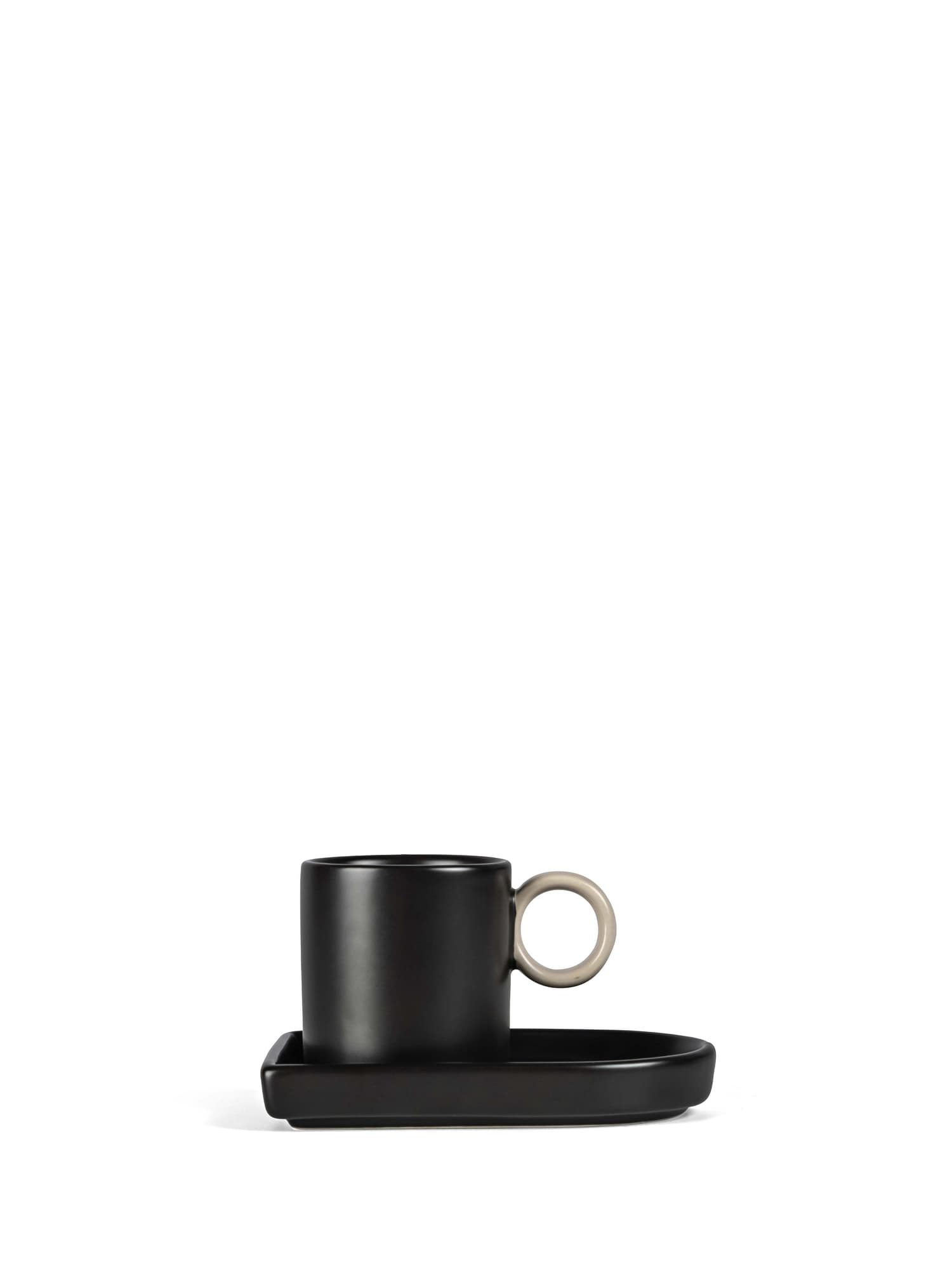 Espressokopp og tallerken Niki