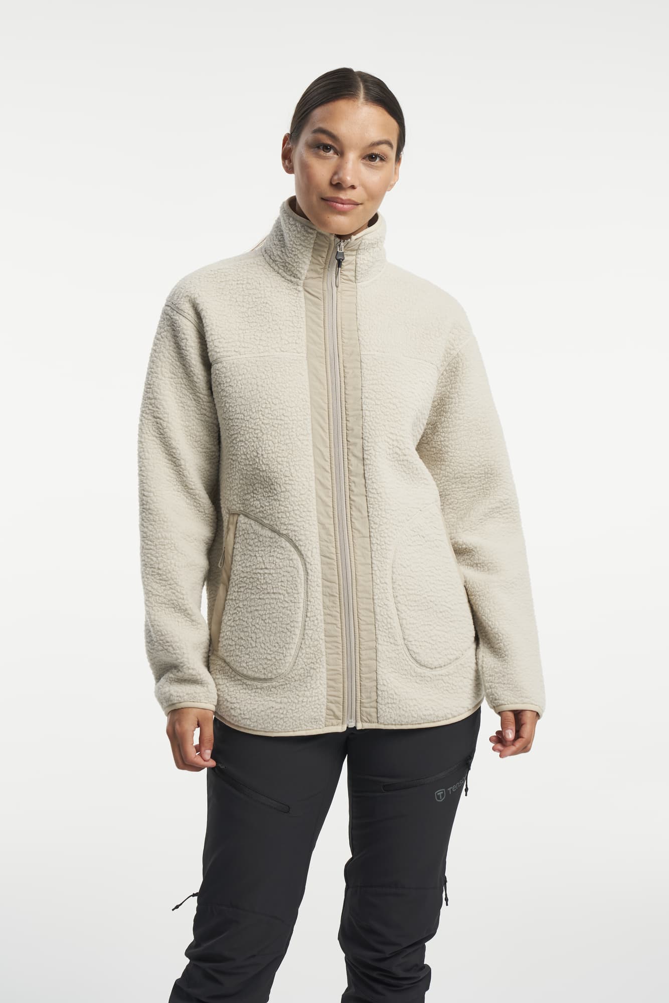 Yoke Full Zip Women, Sand