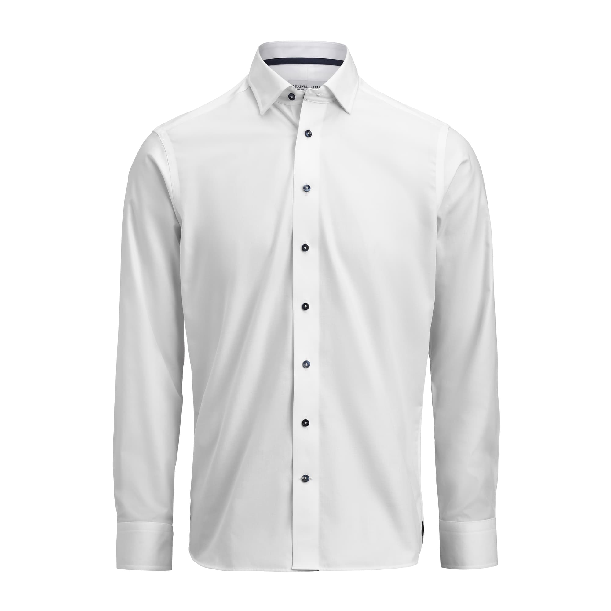 YB56 Twill Regular, White / Navy