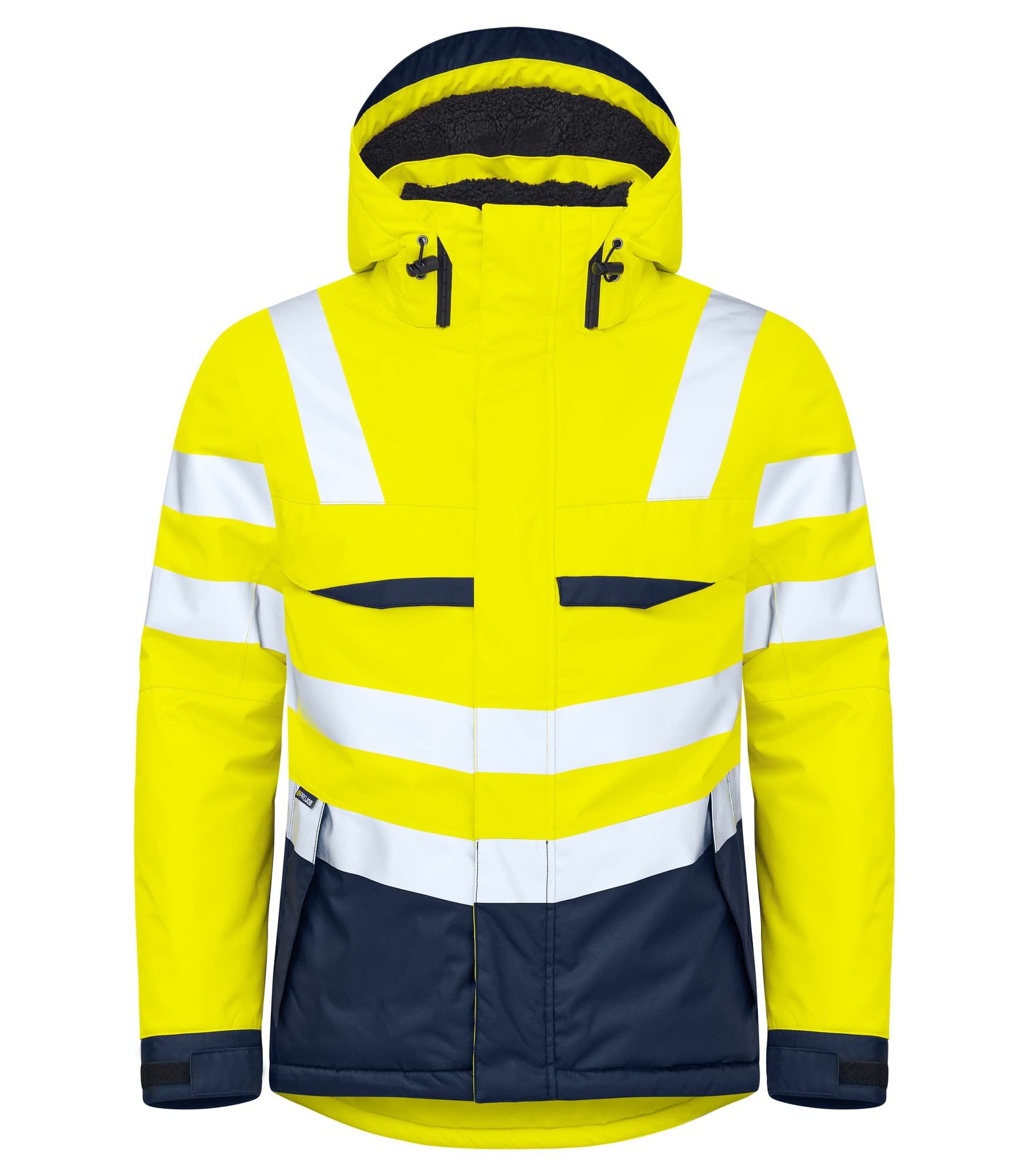 6425 Fôret Funksjonsjakke EN ISO 20472 Klasse 3, Yellow/Navy