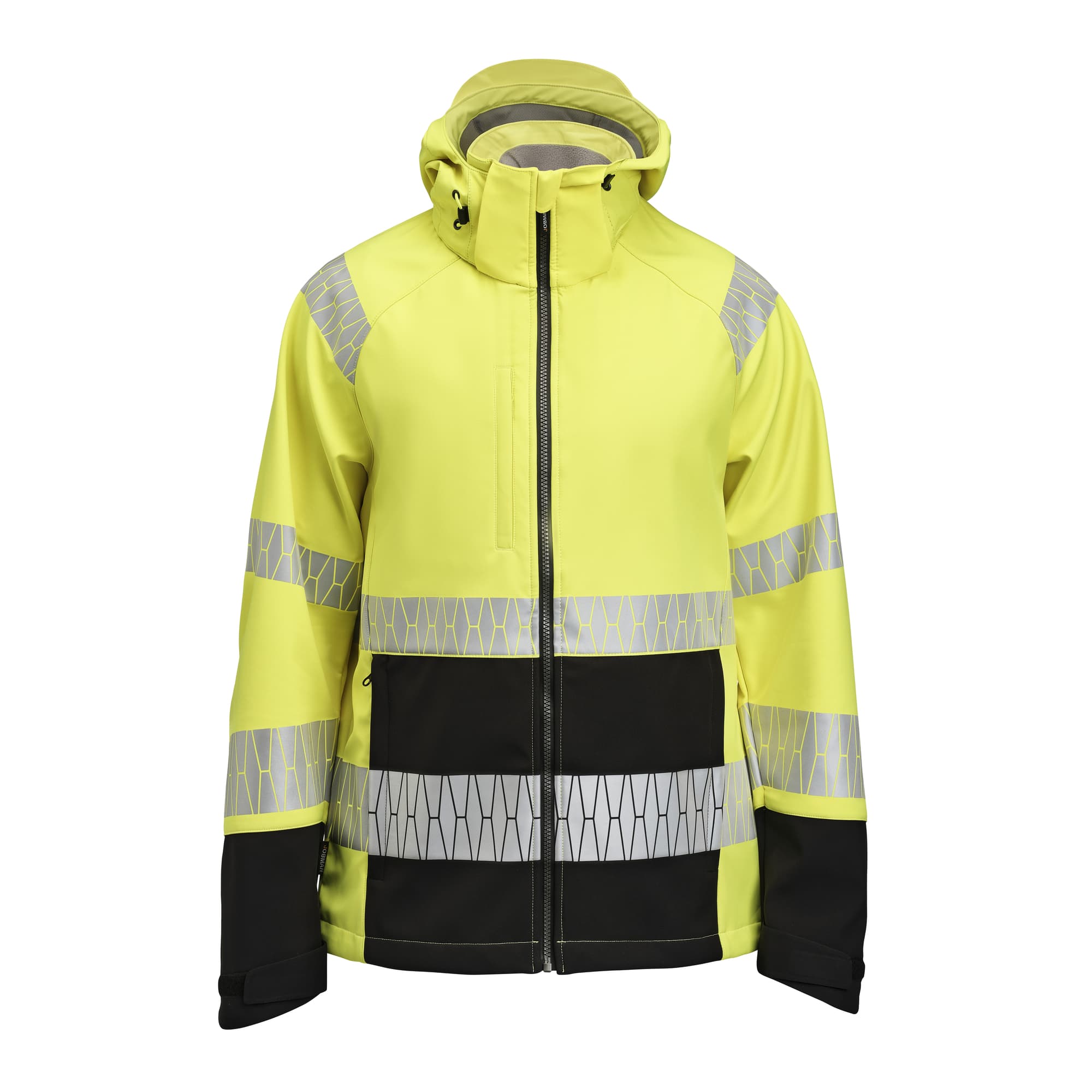 Softshell Jacket Hi-Vis, Yellow/Black