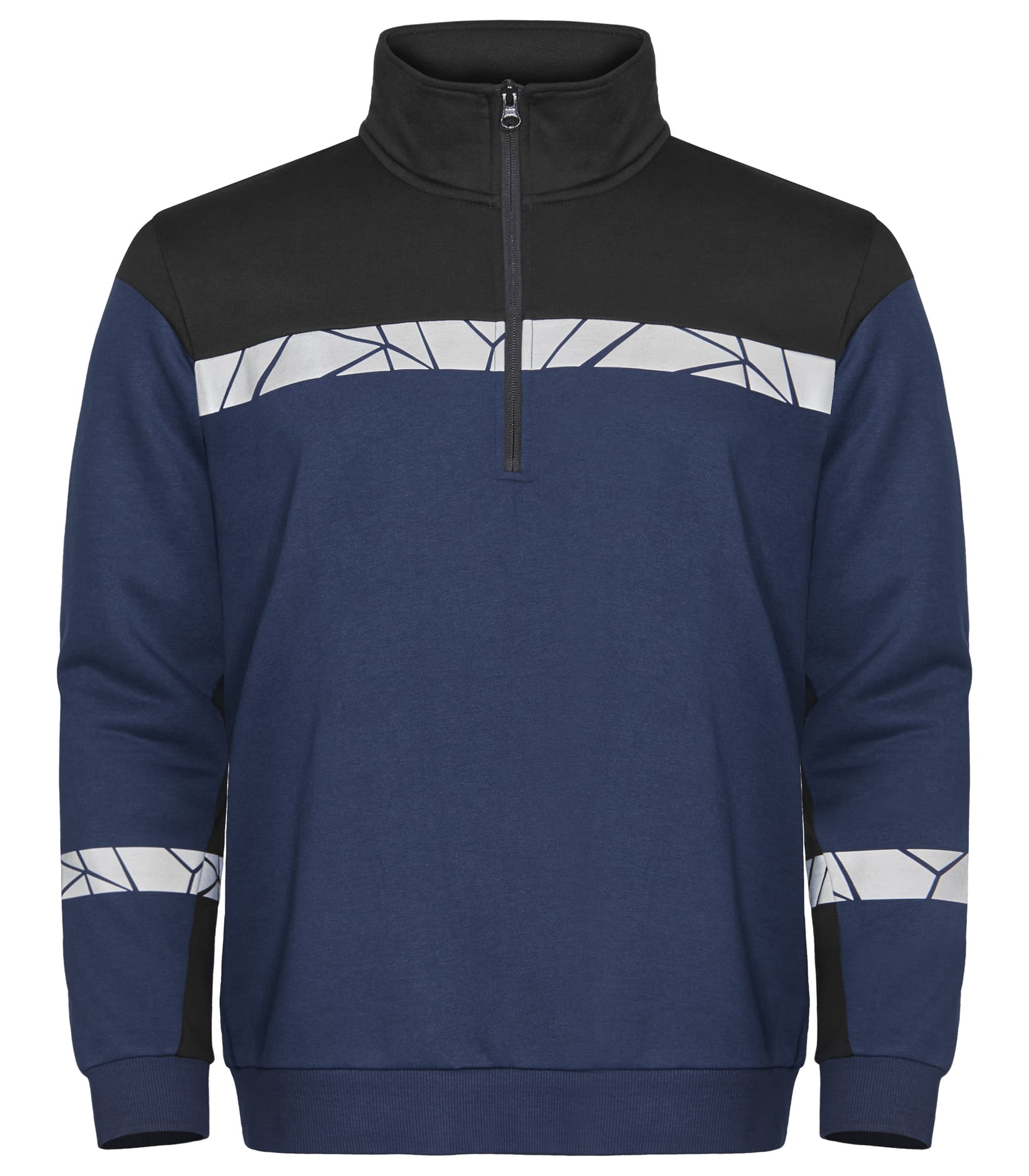7102 Sweatshirt 1/2 Zip, Navy/Black