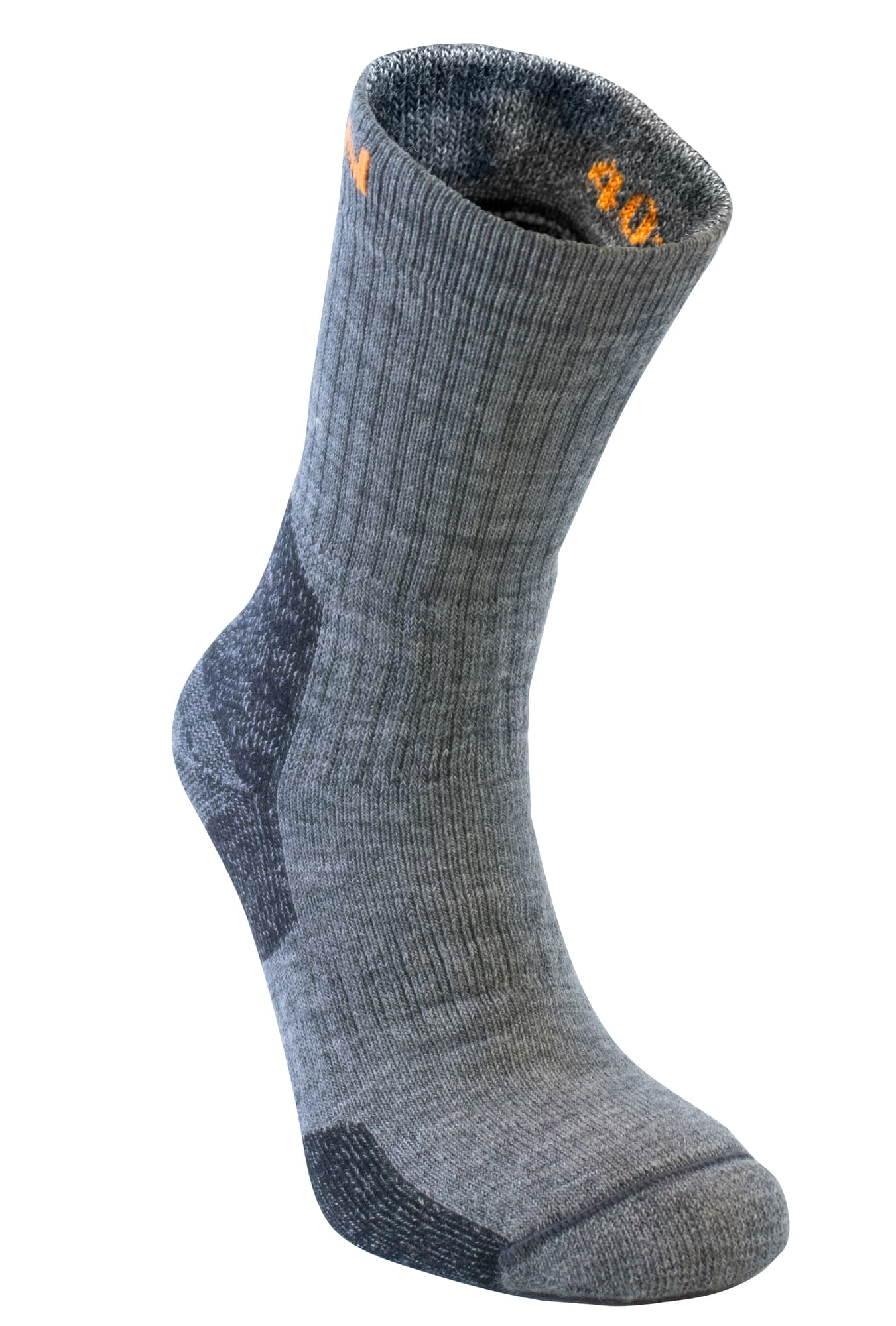 Merino Sock Heavy, Grey/Black