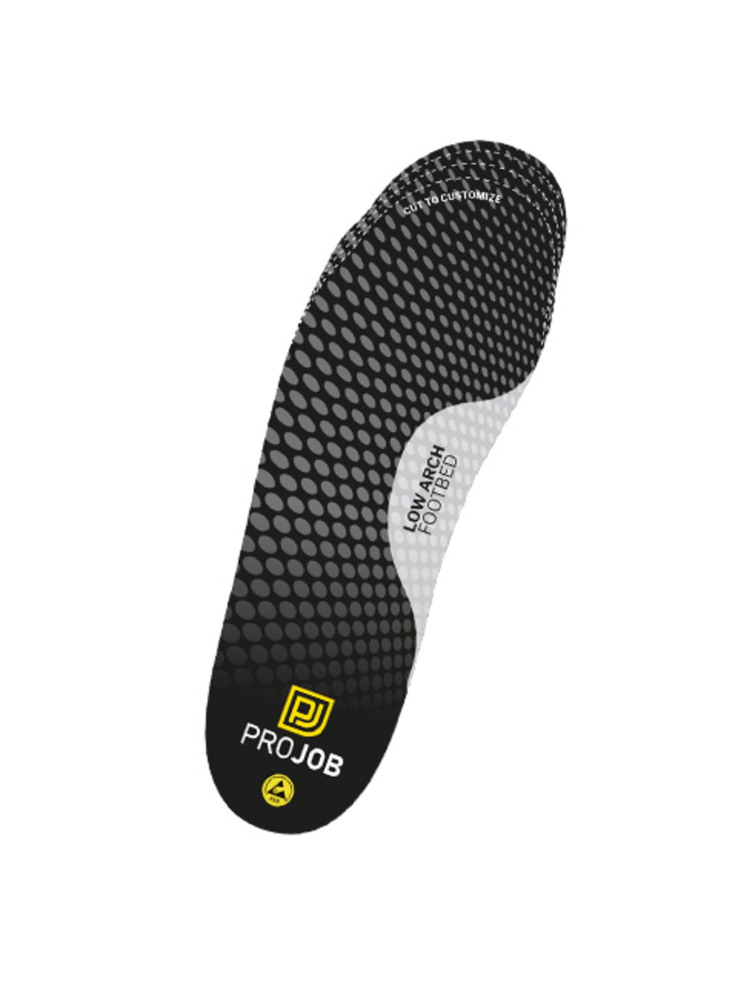 9519 Innleggssåle, Lav, Black