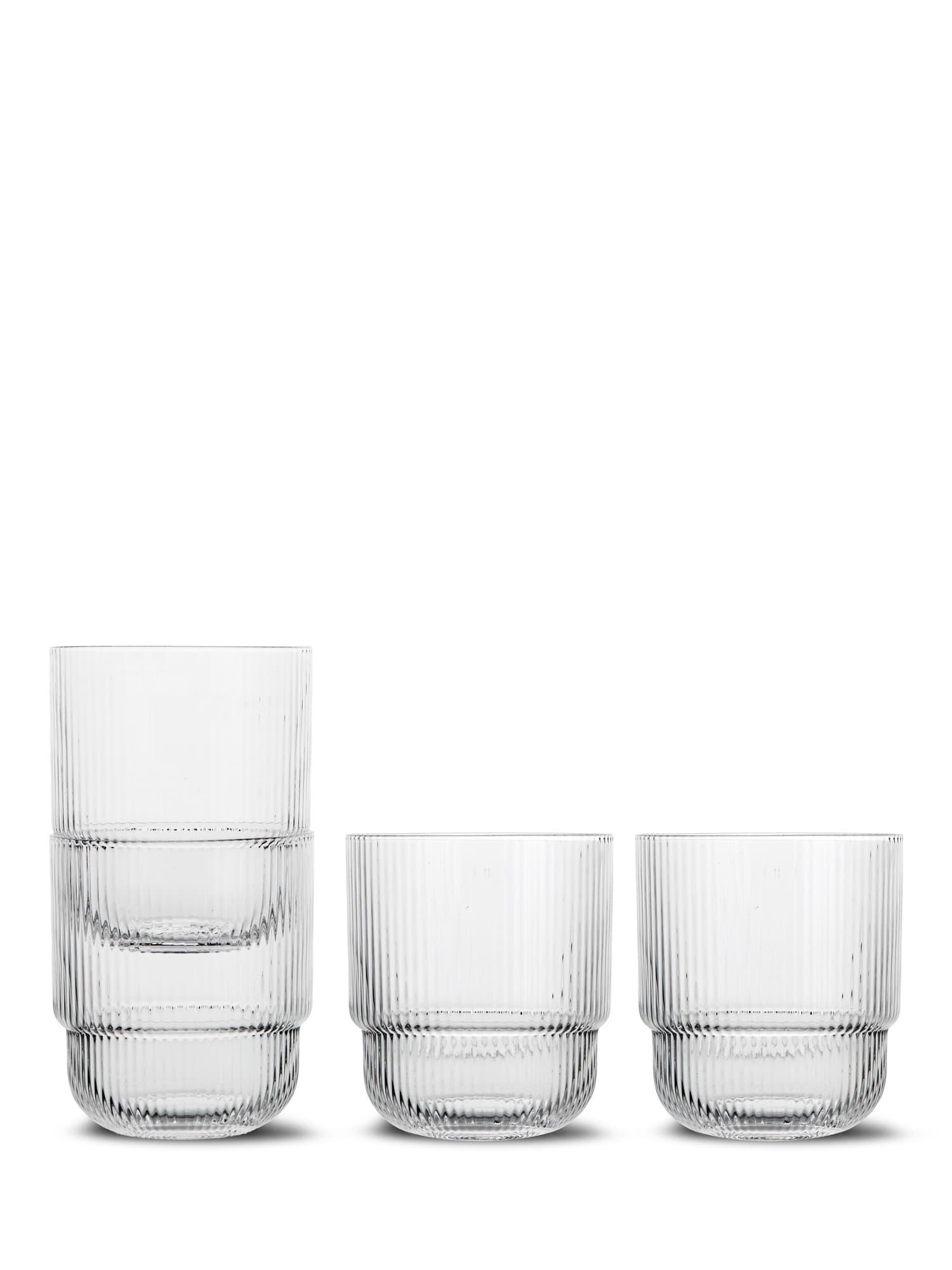 Blanka vannglass, 4-pk.