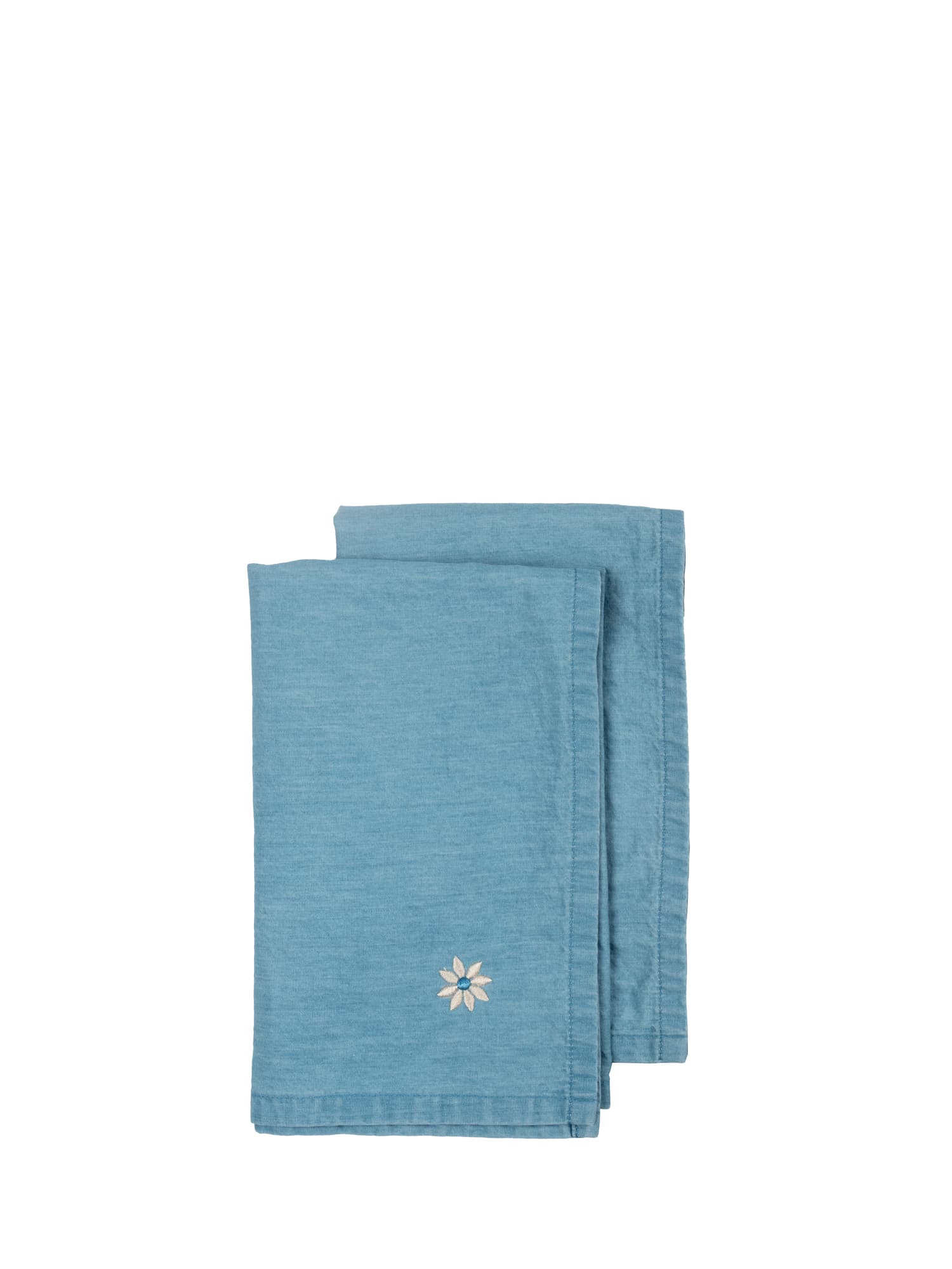 Eden denim serviett, 2-pack, Blå