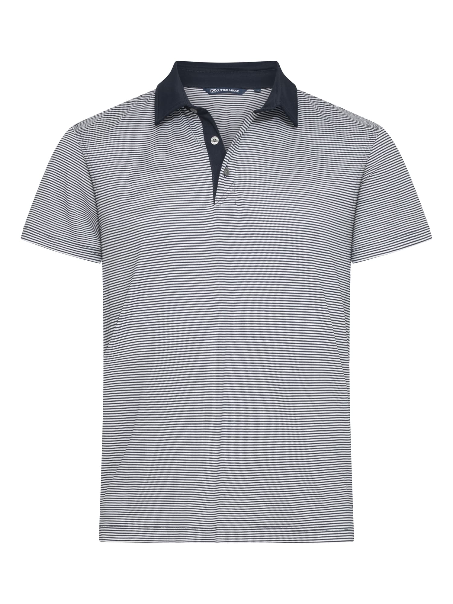 Virtue Polo Stripe Men, Dark Navy