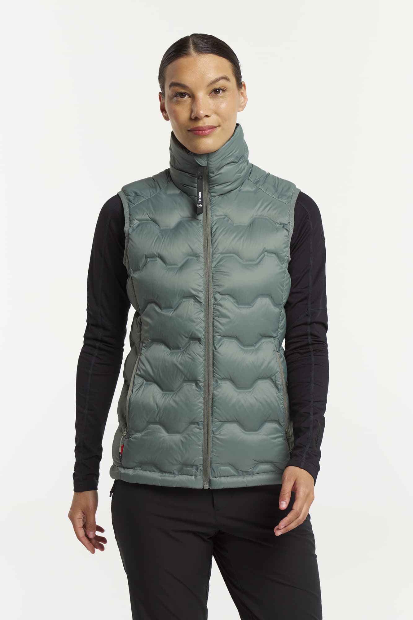 TXlite Shibui Down Vest Women, Grey Green