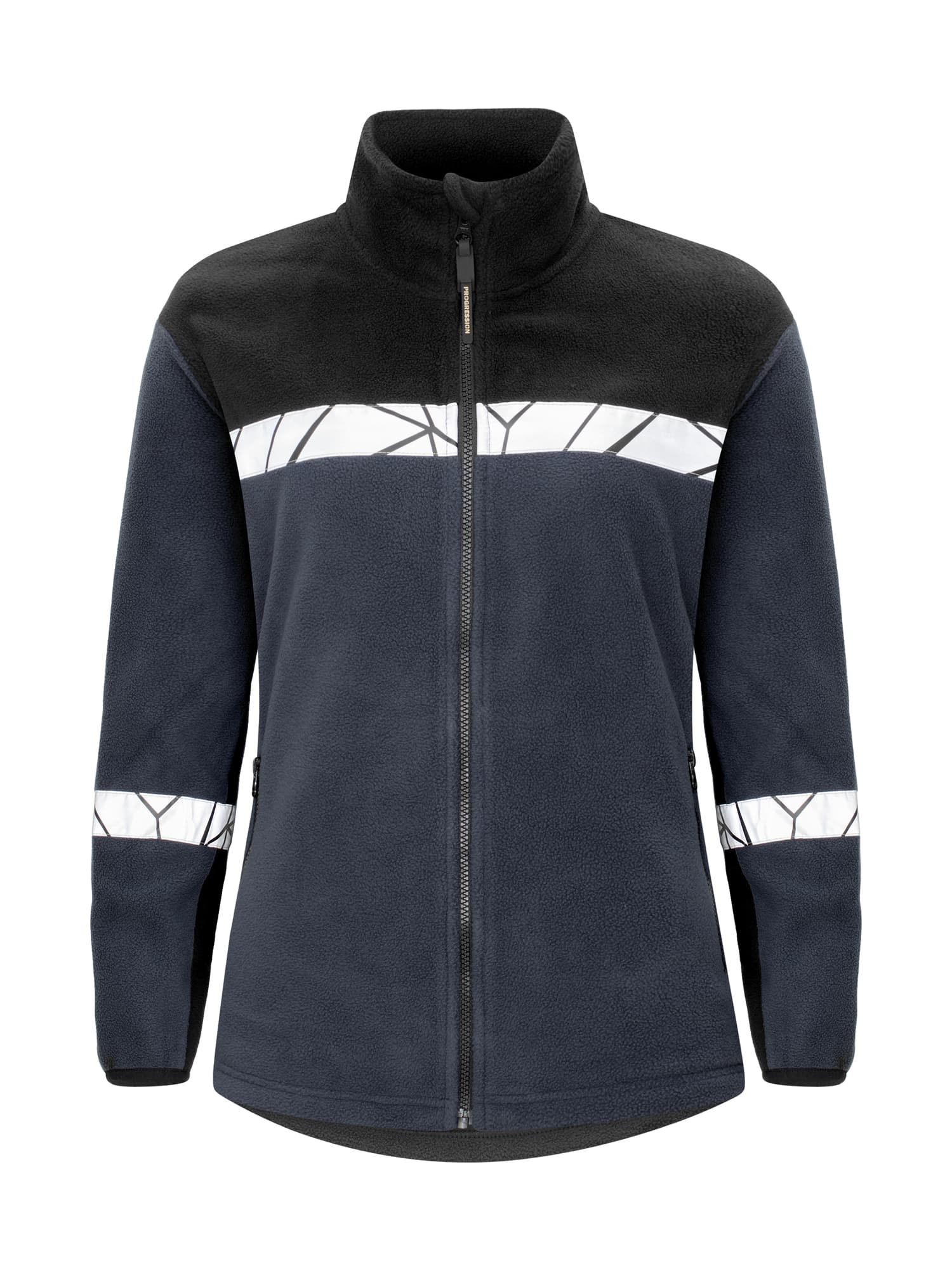7301 Fleecejakke Dame, Navy/Black