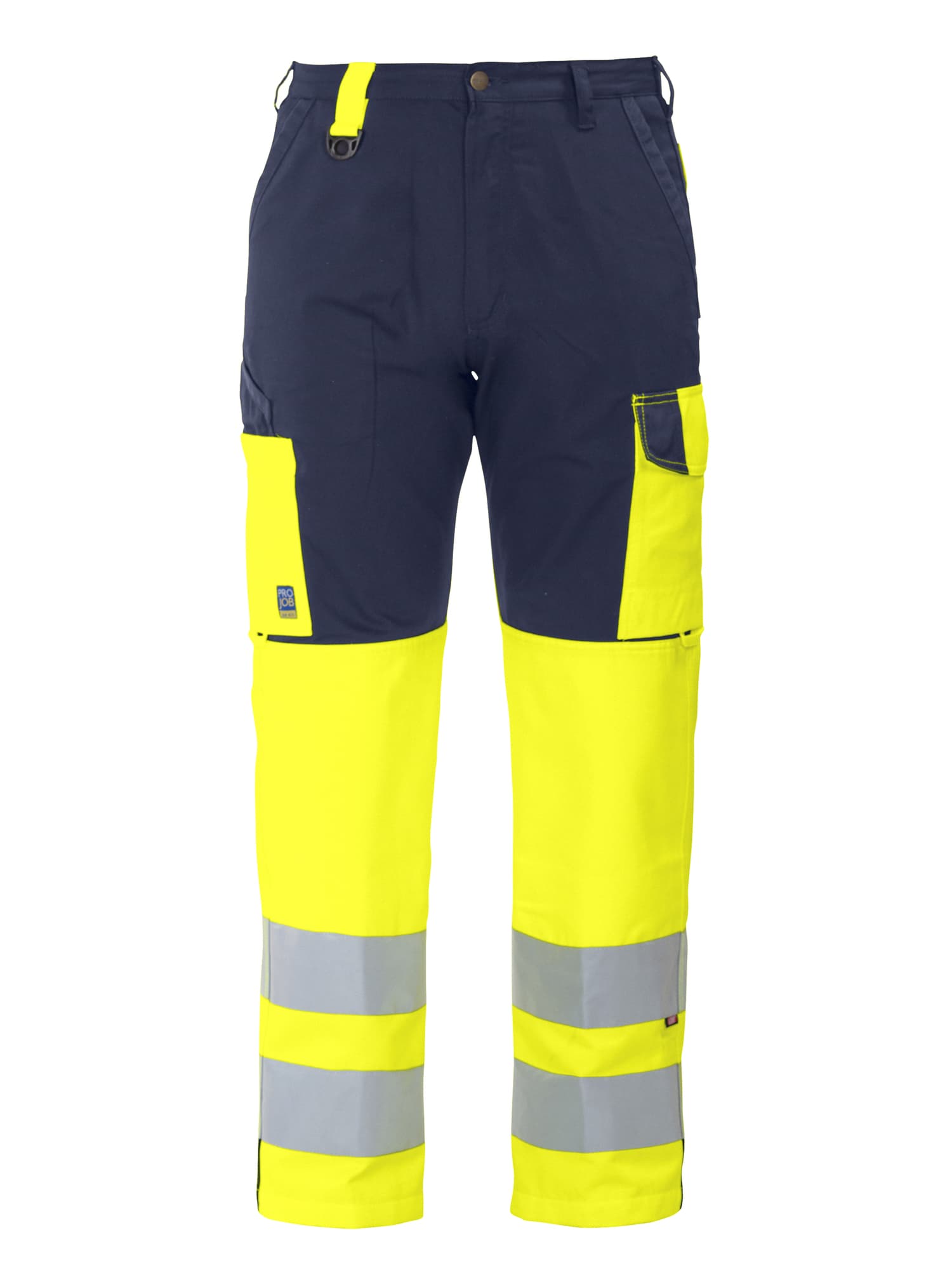 6501 Servicebukse EN ISO 20471 Kl 2, Yellow/Navy