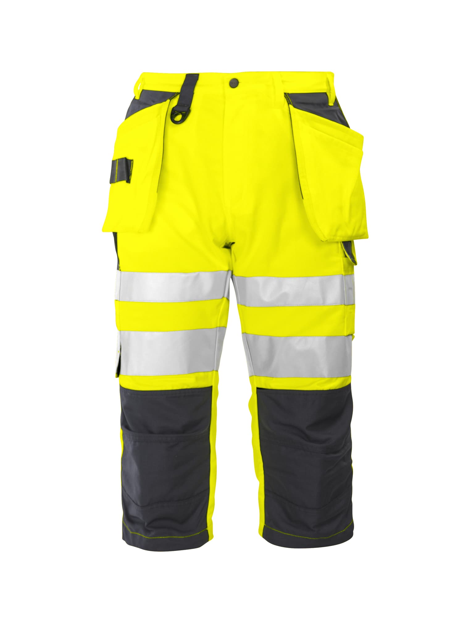 6510 Piratbukse EN ISO 20471 Kl 2, Yellow/Navy